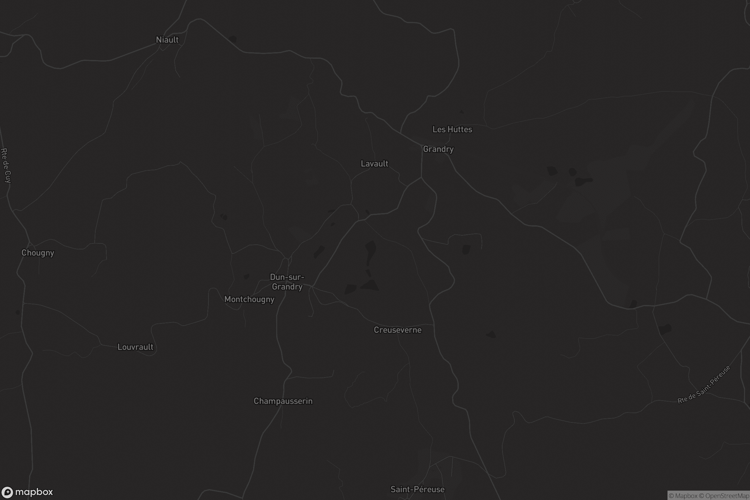 Carte de Dun-sur-Grandry