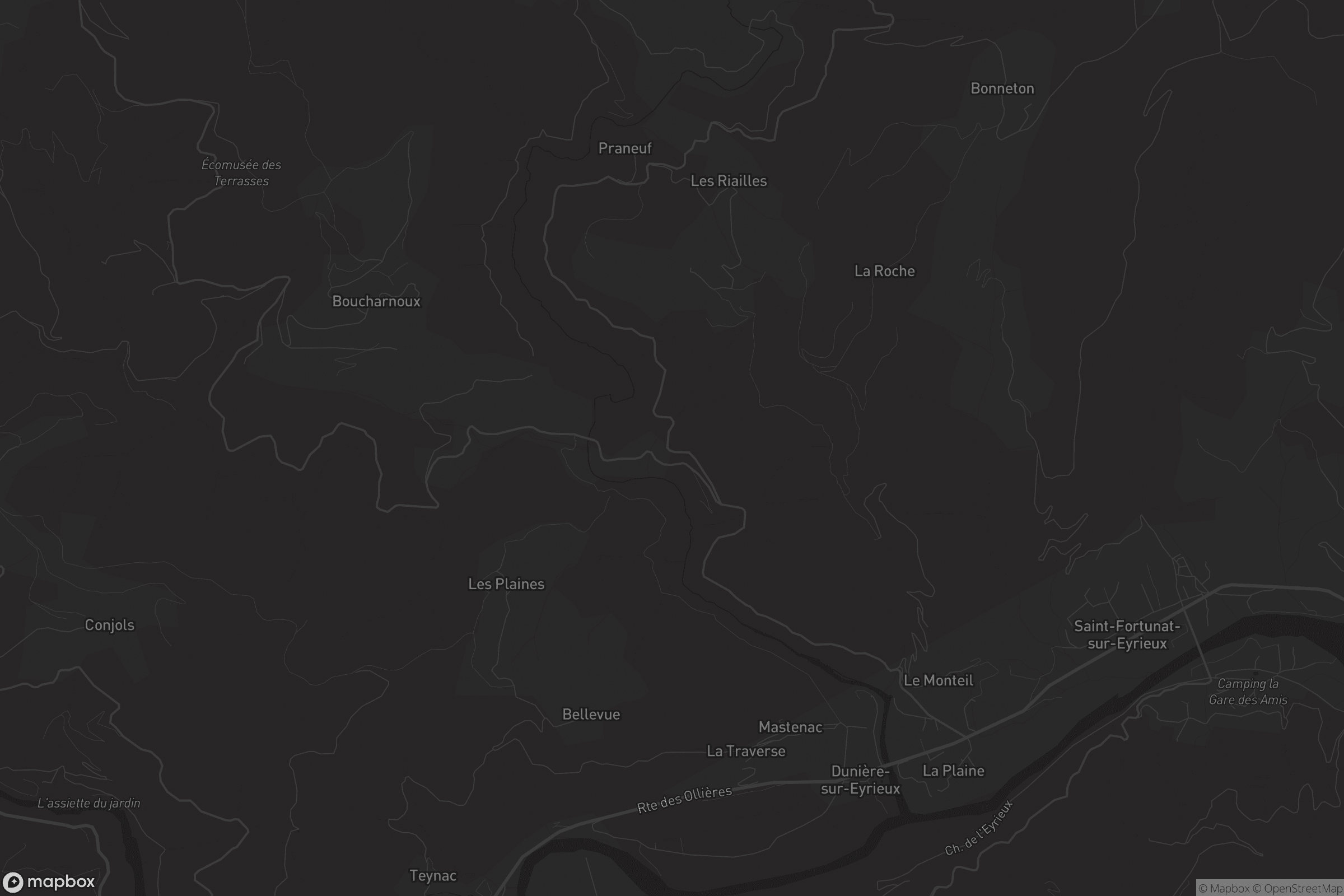 Carte de Dunière-sur-Eyrieux