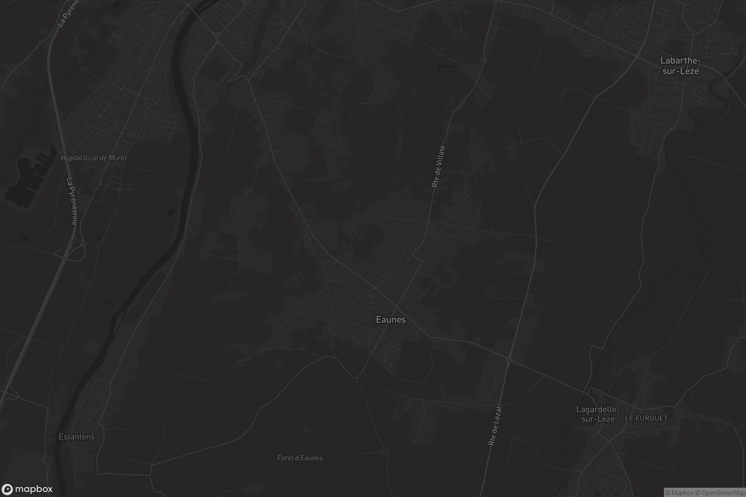 Carte de Eaunes