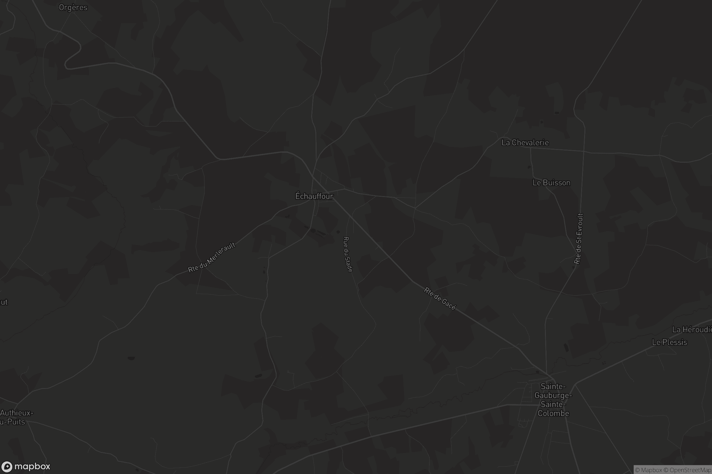 Carte de Échauffour