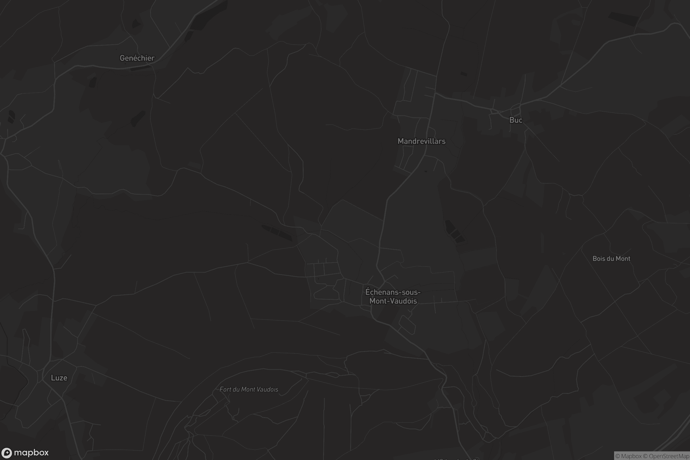 Carte de Échenans-sous-Mont-Vaudois
