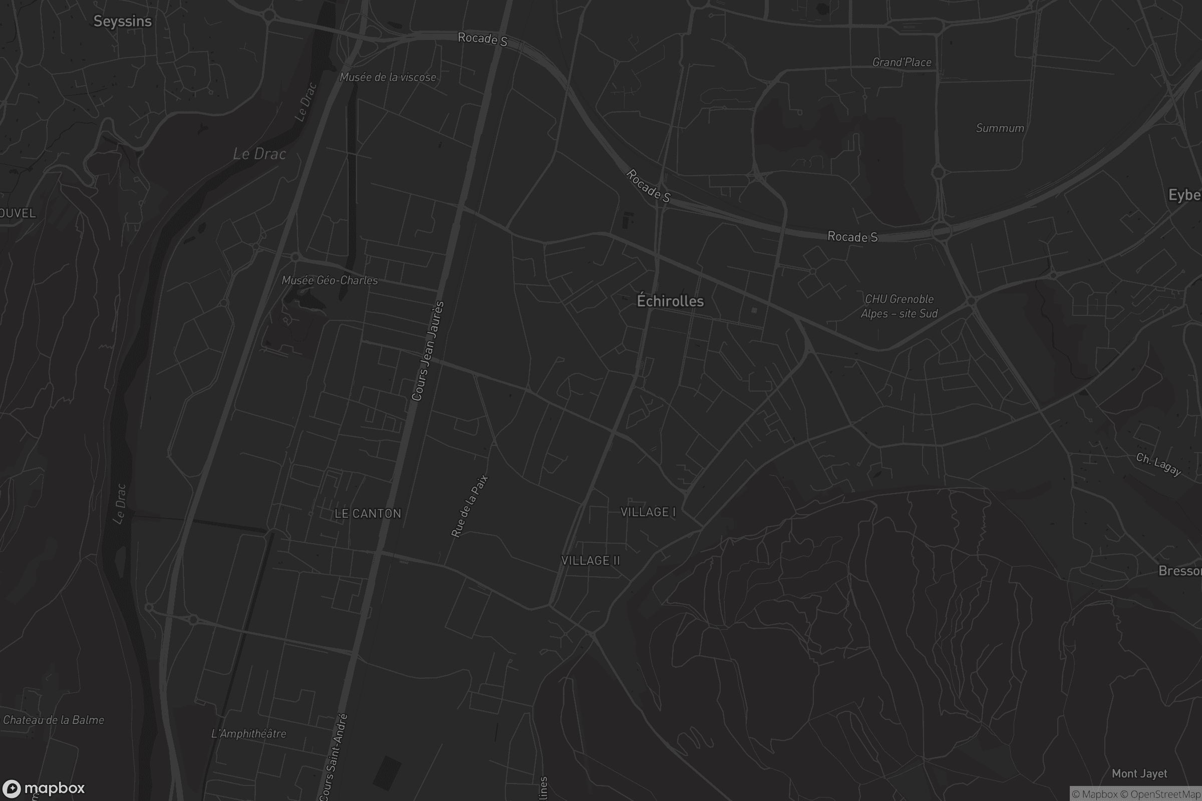 Carte de Échirolles