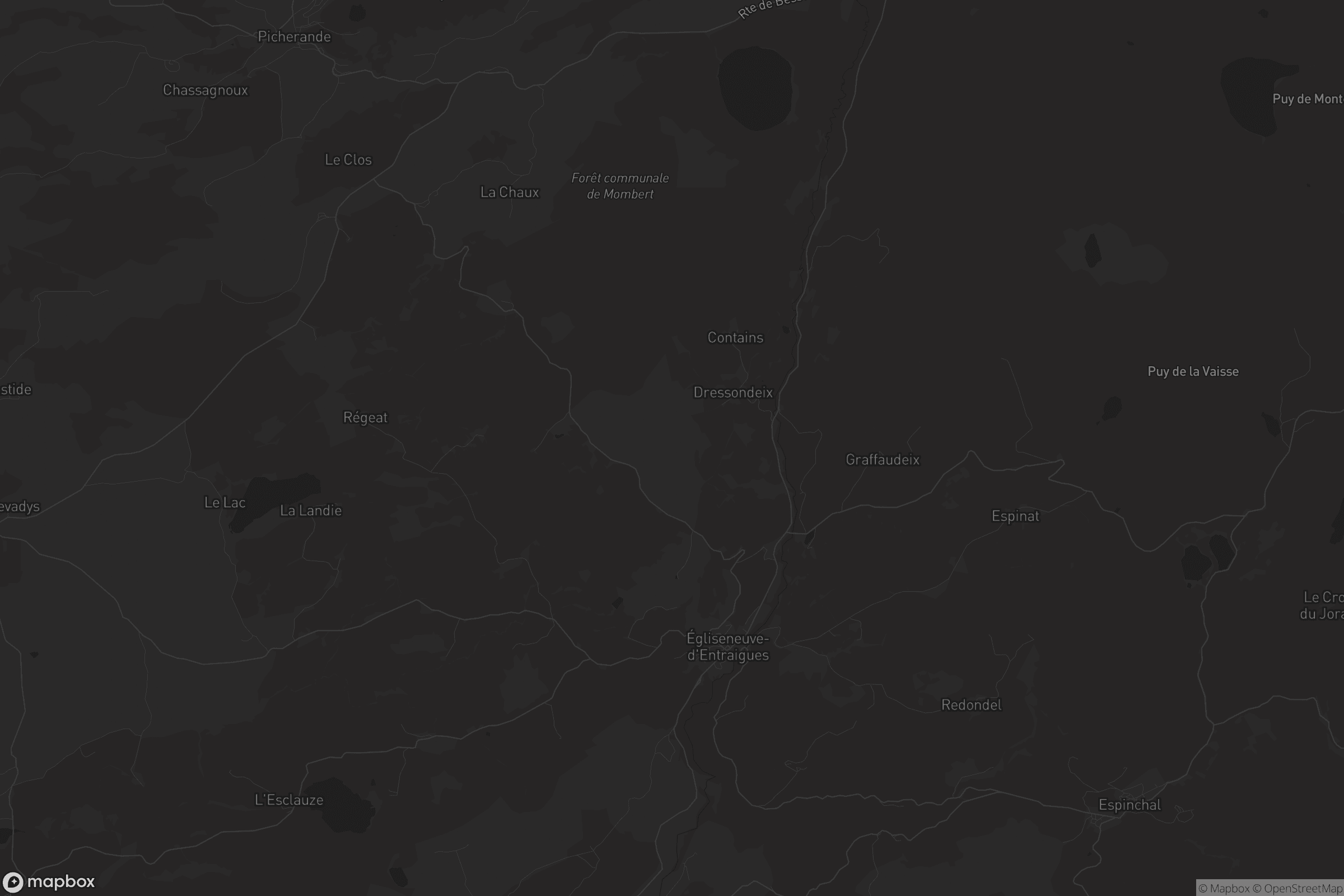 Carte de Égliseneuve-d'Entraigues