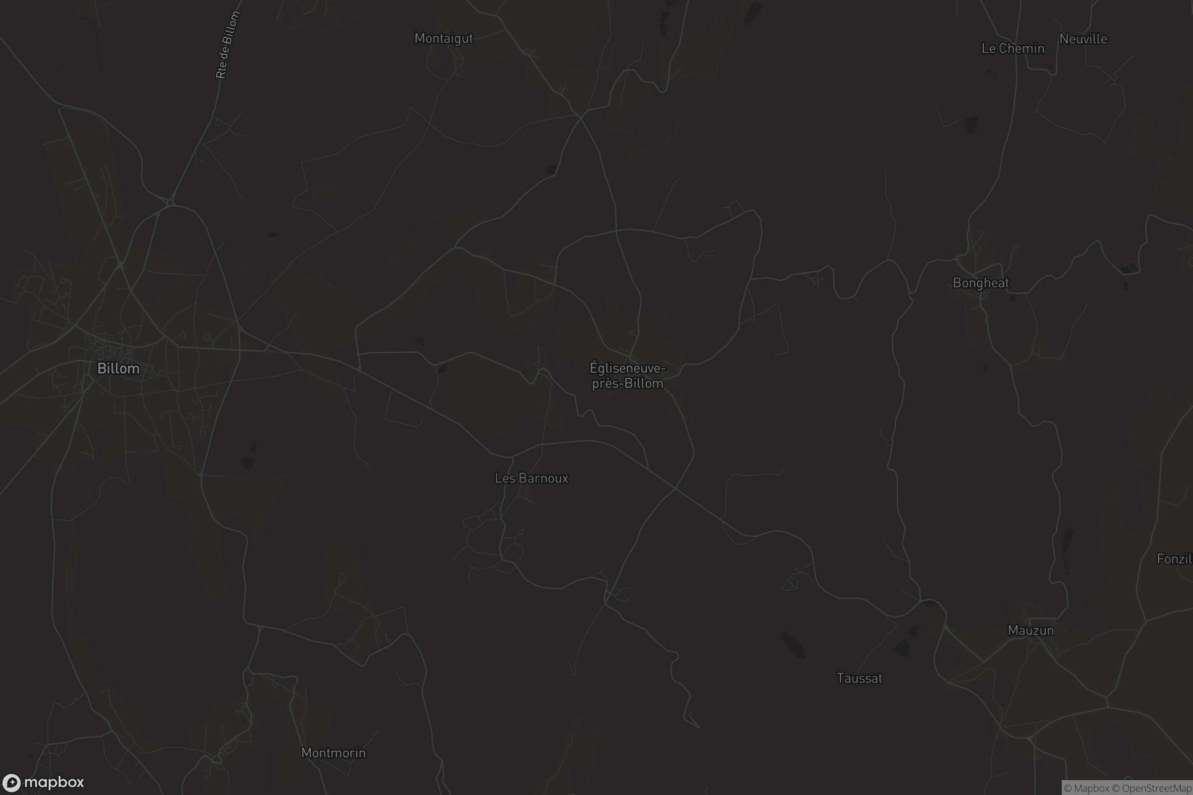 Carte de Égliseneuve-près-Billom