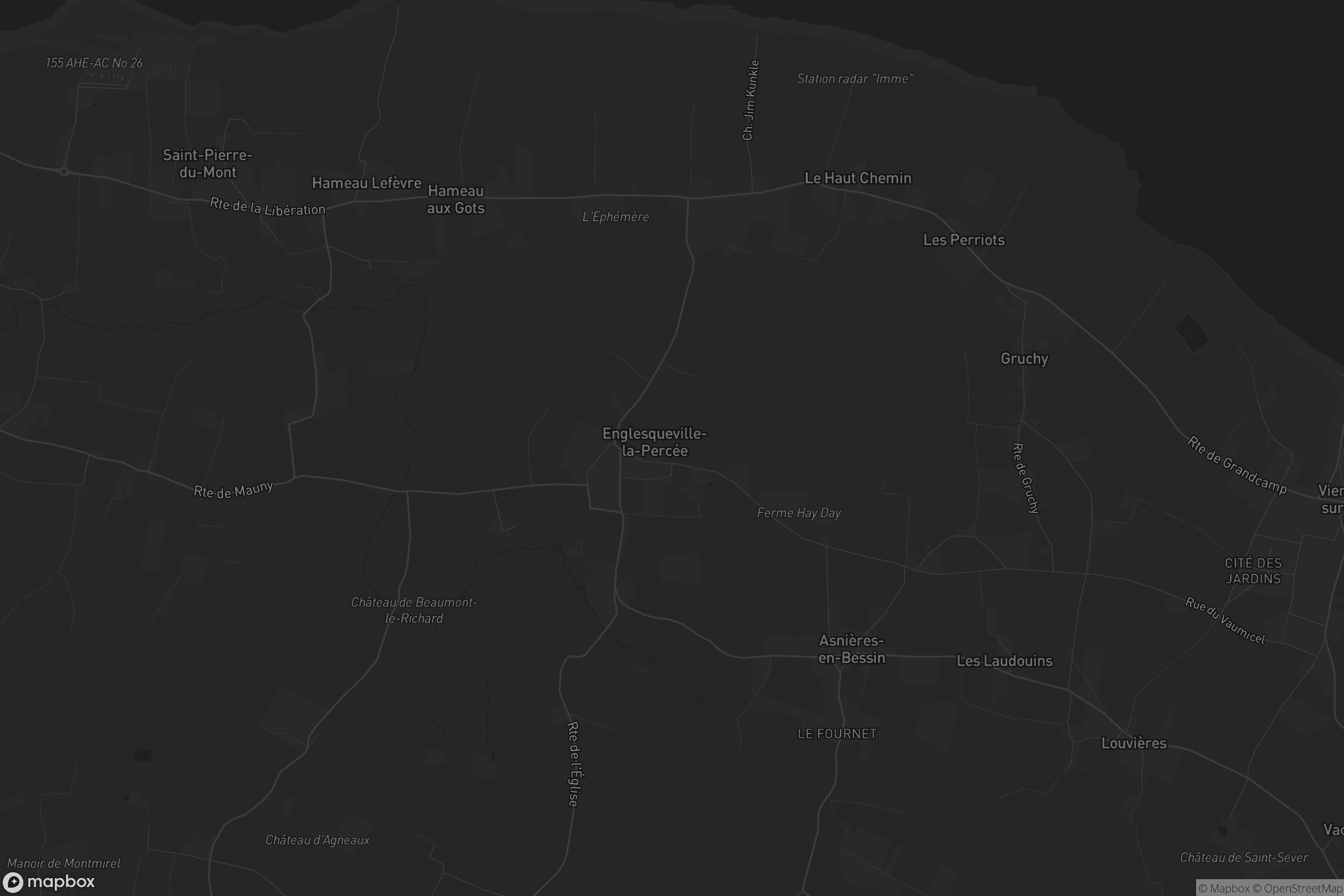 Carte de Englesqueville-la-Percée