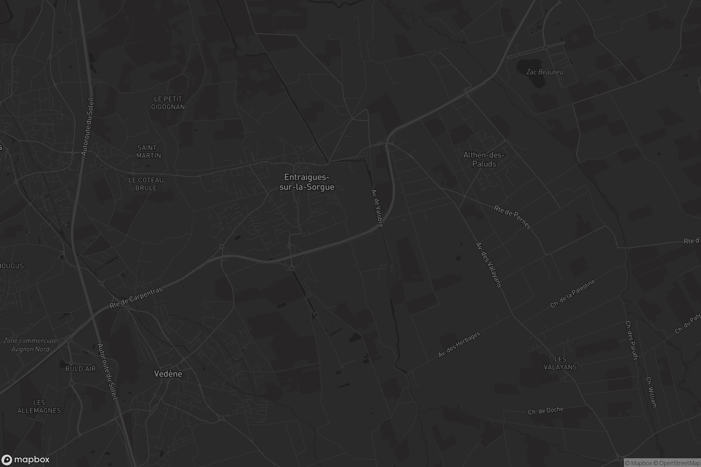 Carte de Entraigues-sur-la-Sorgue