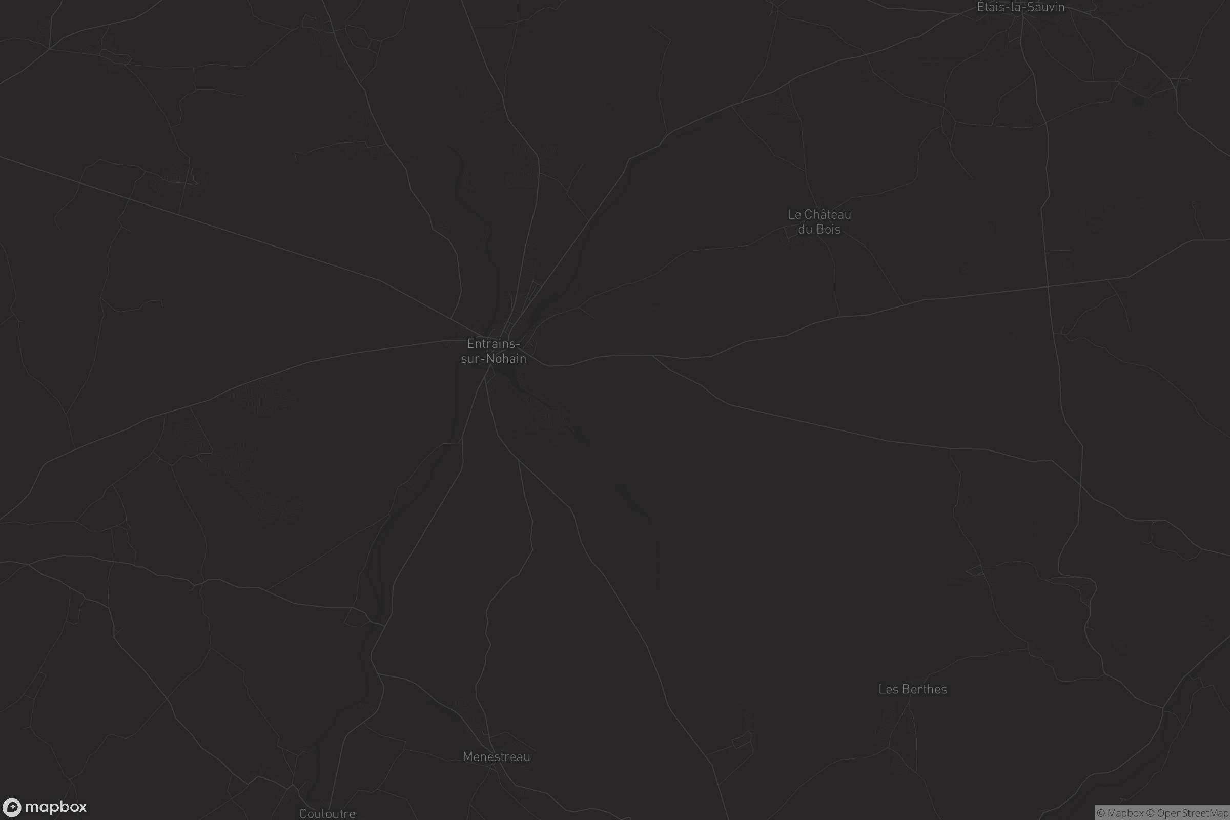 Carte de Entrains-sur-Nohain