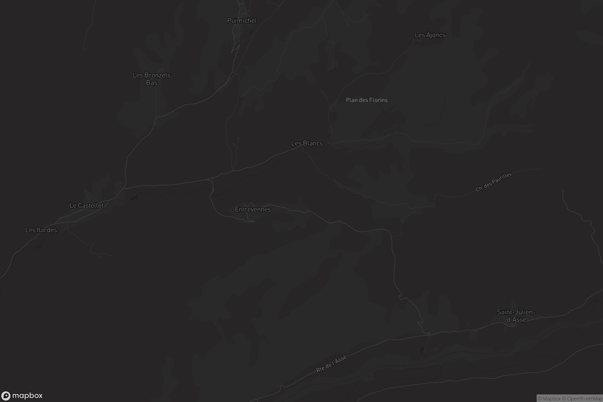 Carte de Entrevennes