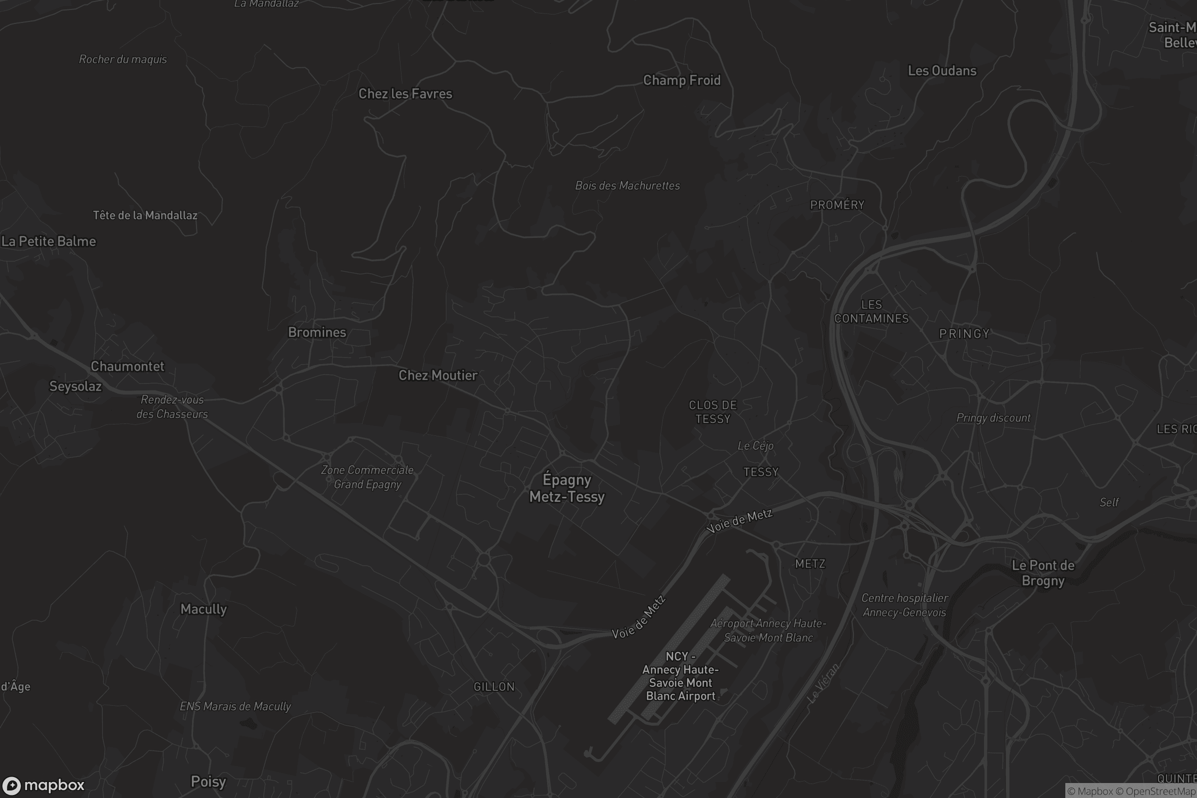 Carte de Épagny Metz-Tessy