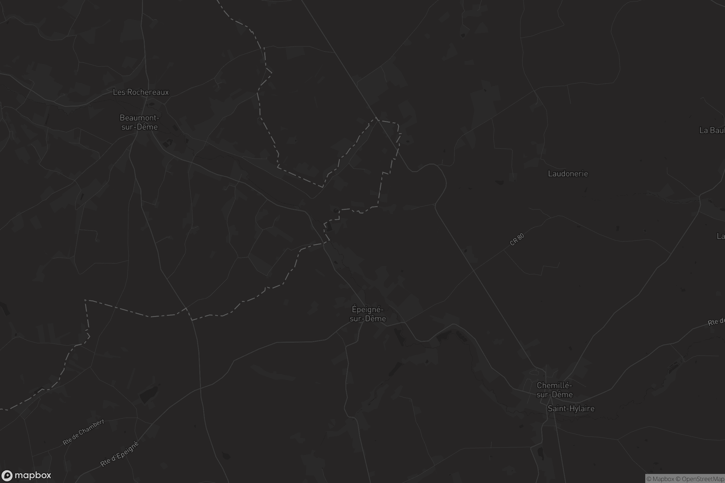 Carte de Épeigné-sur-Dême