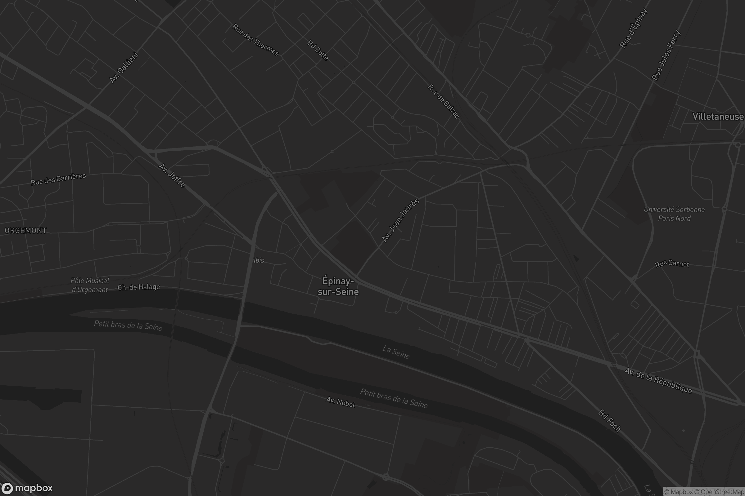 Carte de Épinay-sur-Seine