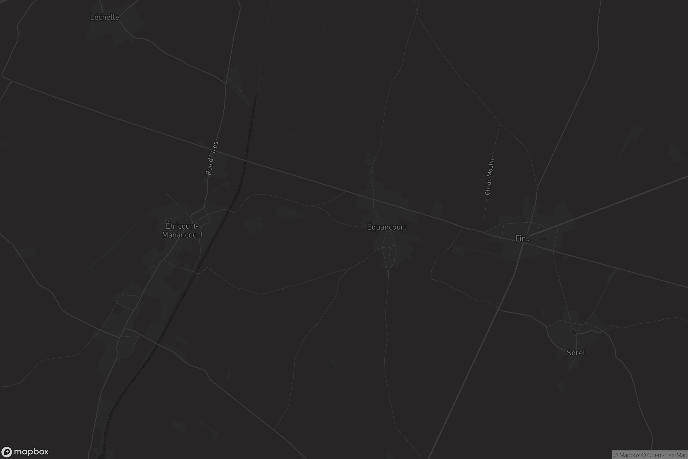 Carte de Équancourt