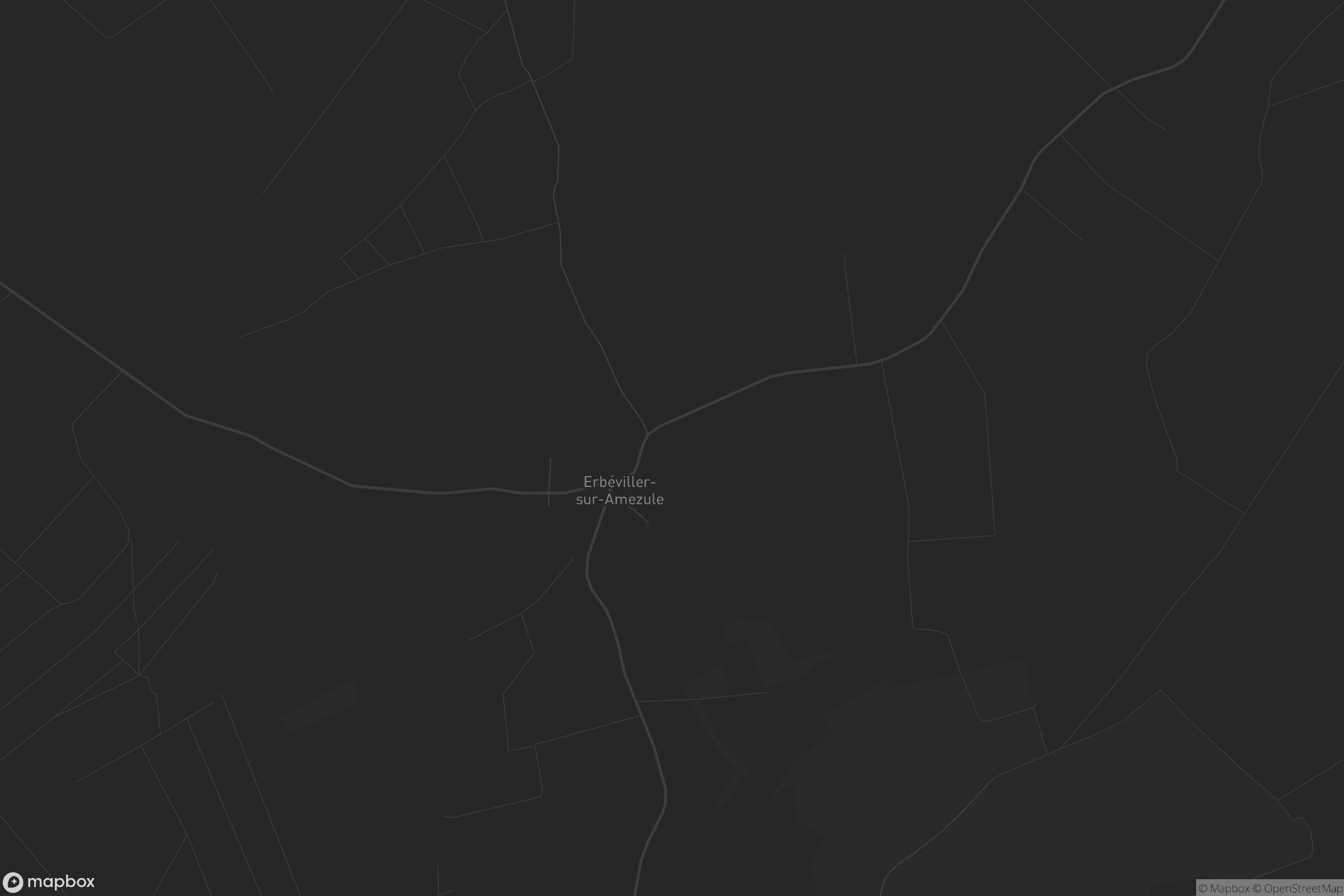 Carte de Erbéviller-sur-Amezule