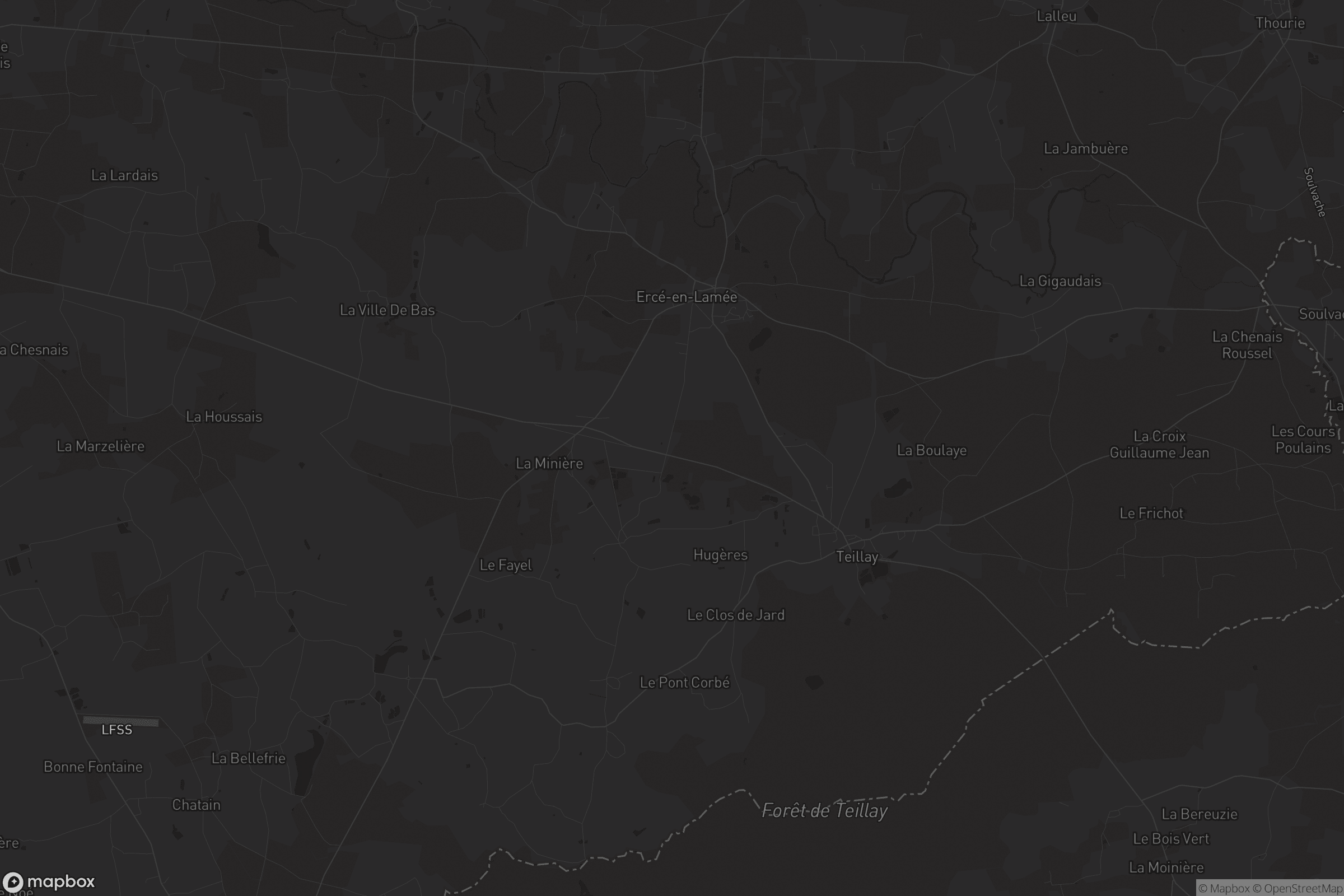 Carte de Ercé-en-Lamée