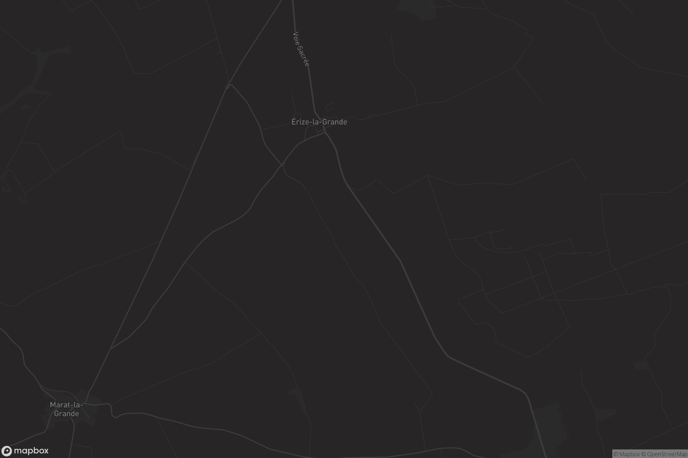 Carte de Érize-la-Grande