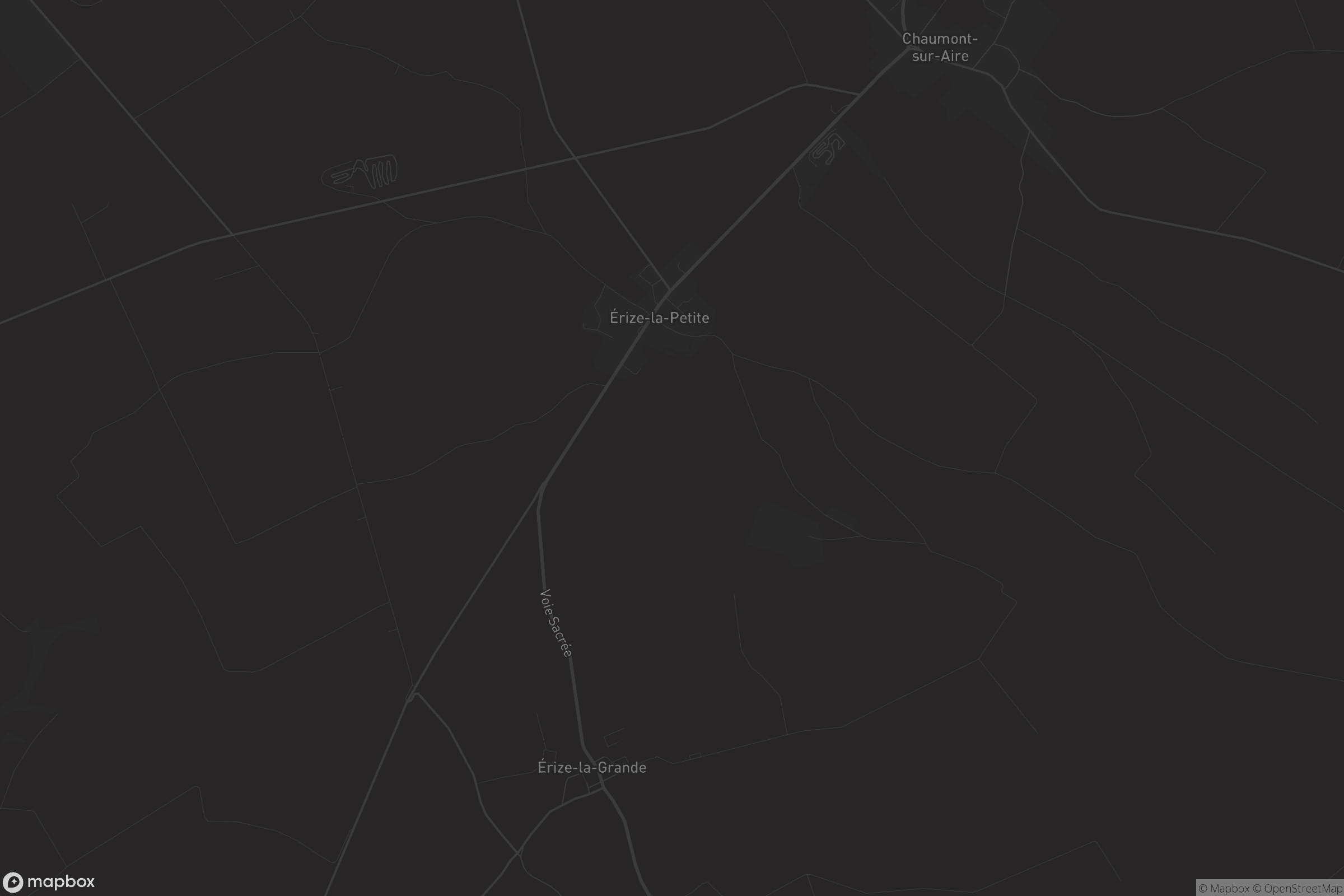 Carte de Érize-la-Petite