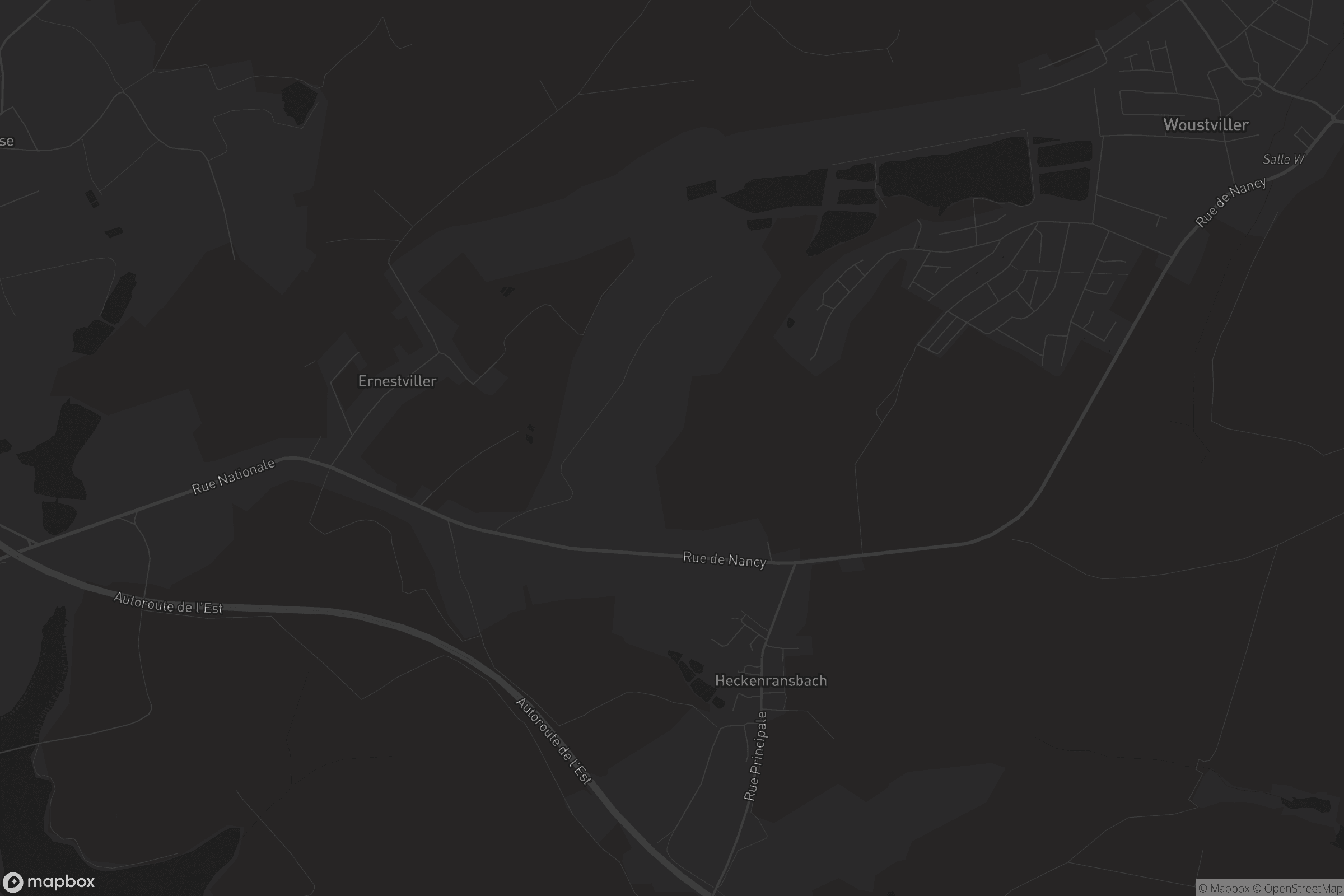 Carte de Ernestviller