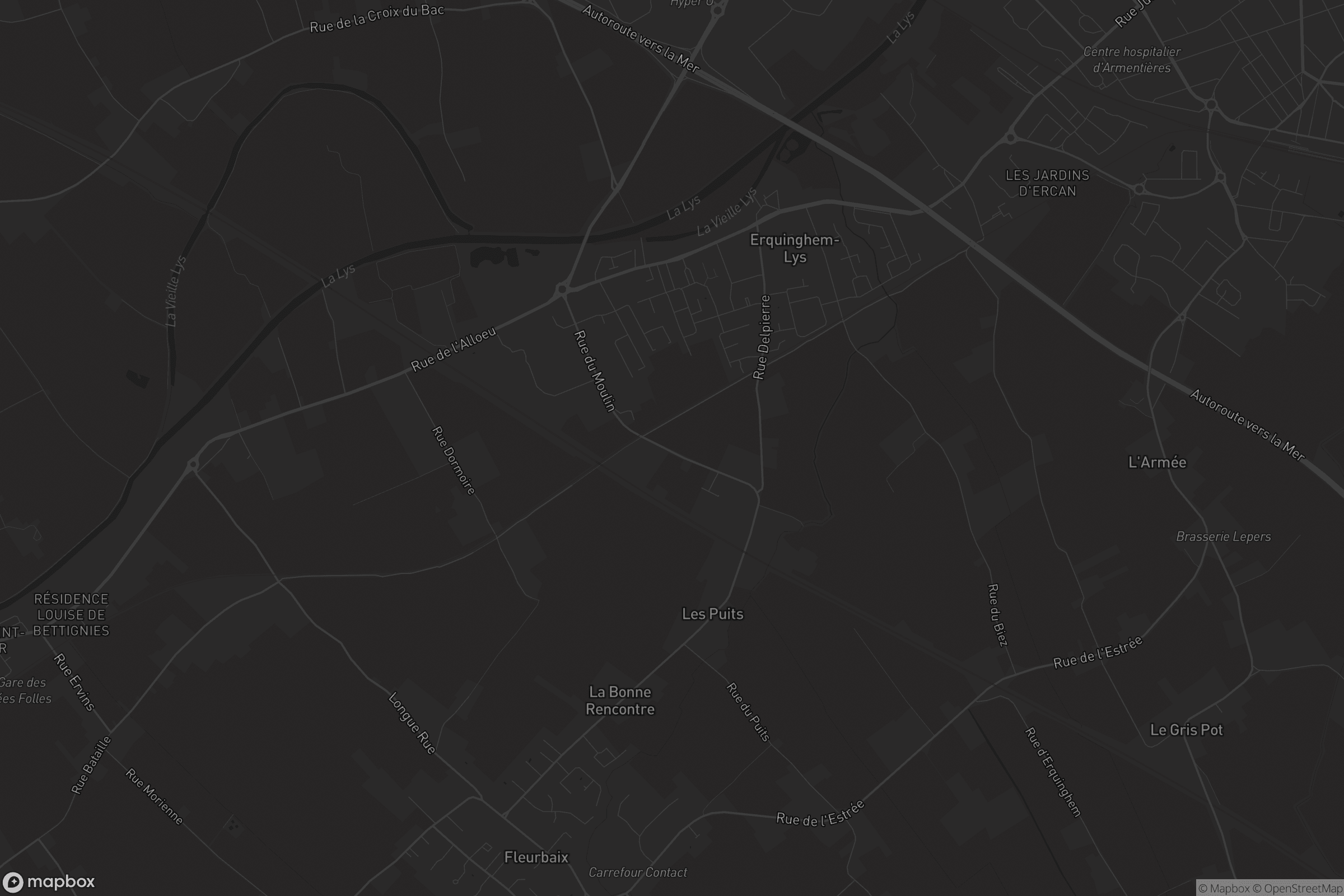 Carte de Erquinghem-Lys