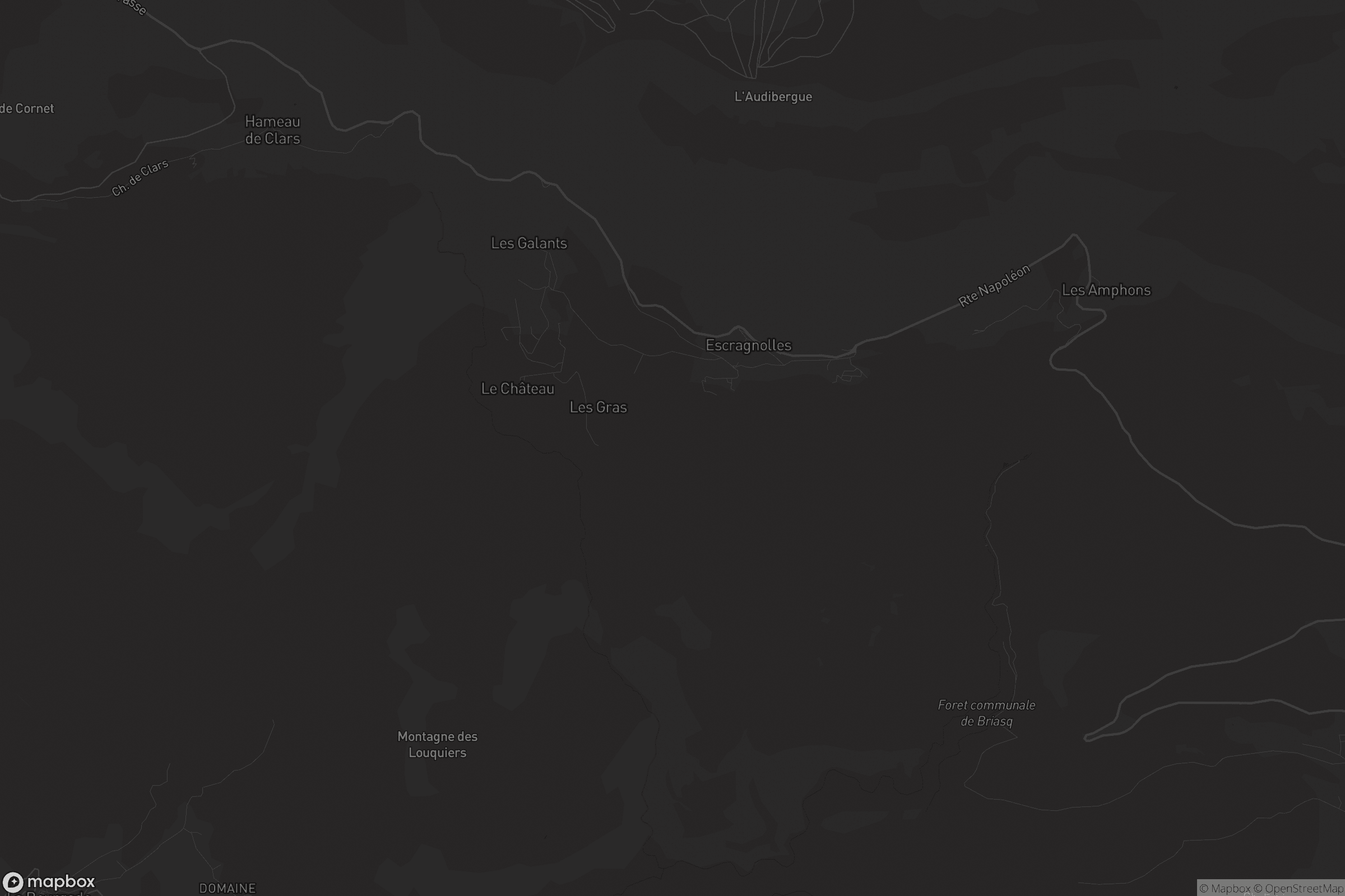 Carte de Escragnolles