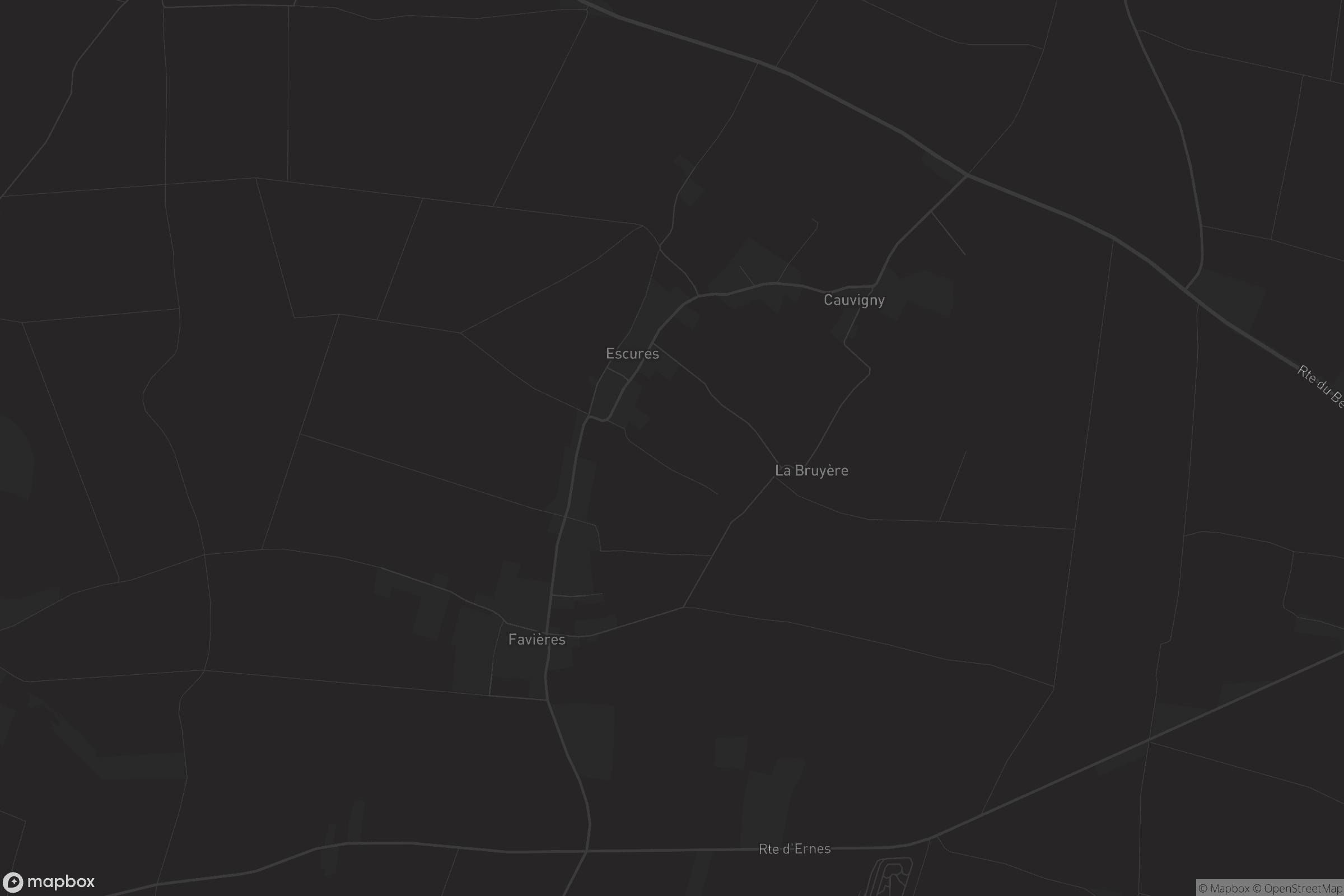 Carte de Escures-sur-Favières