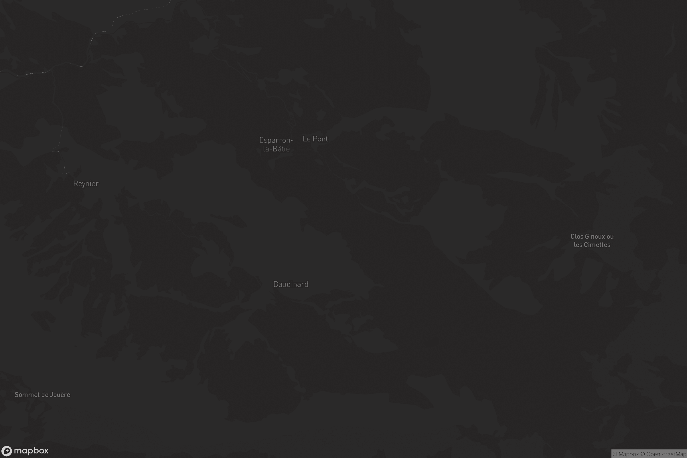 Carte de Esparron-la-Bâtie