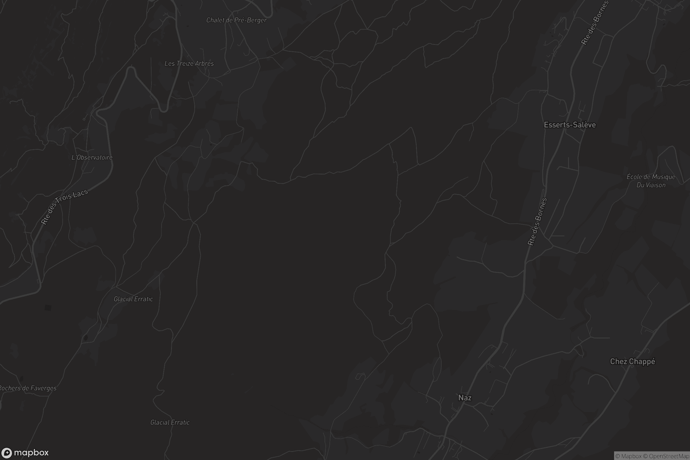 Carte de Esserts-Salève