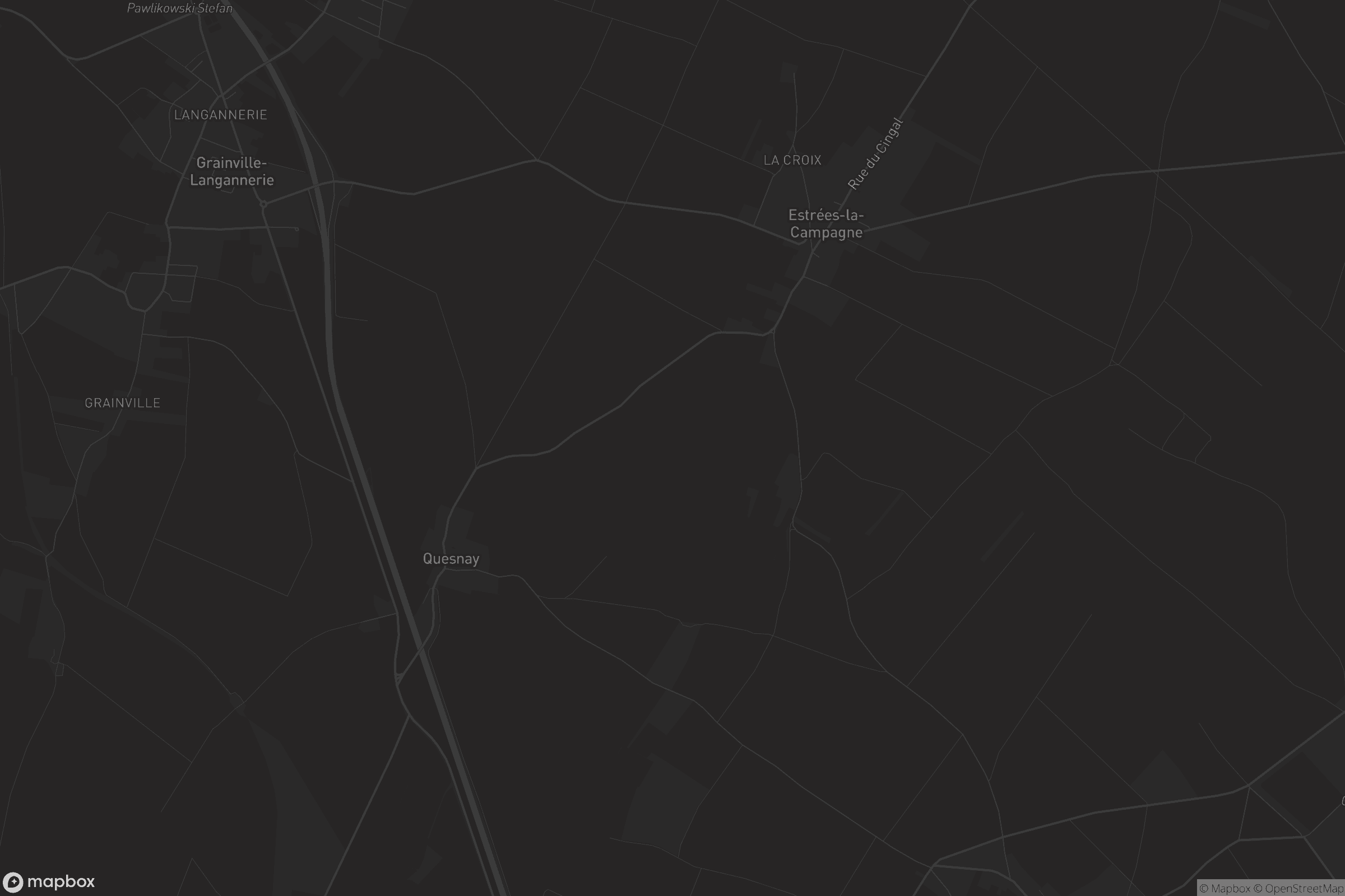 Carte de Estrées-la-Campagne