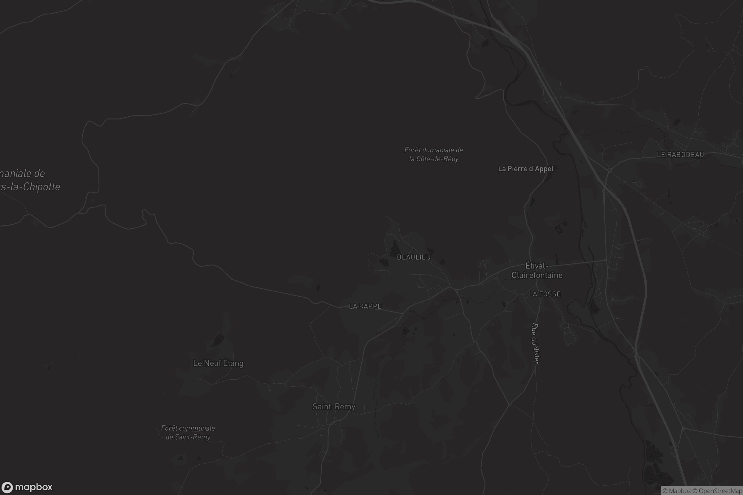 Carte de Étival-Clairefontaine