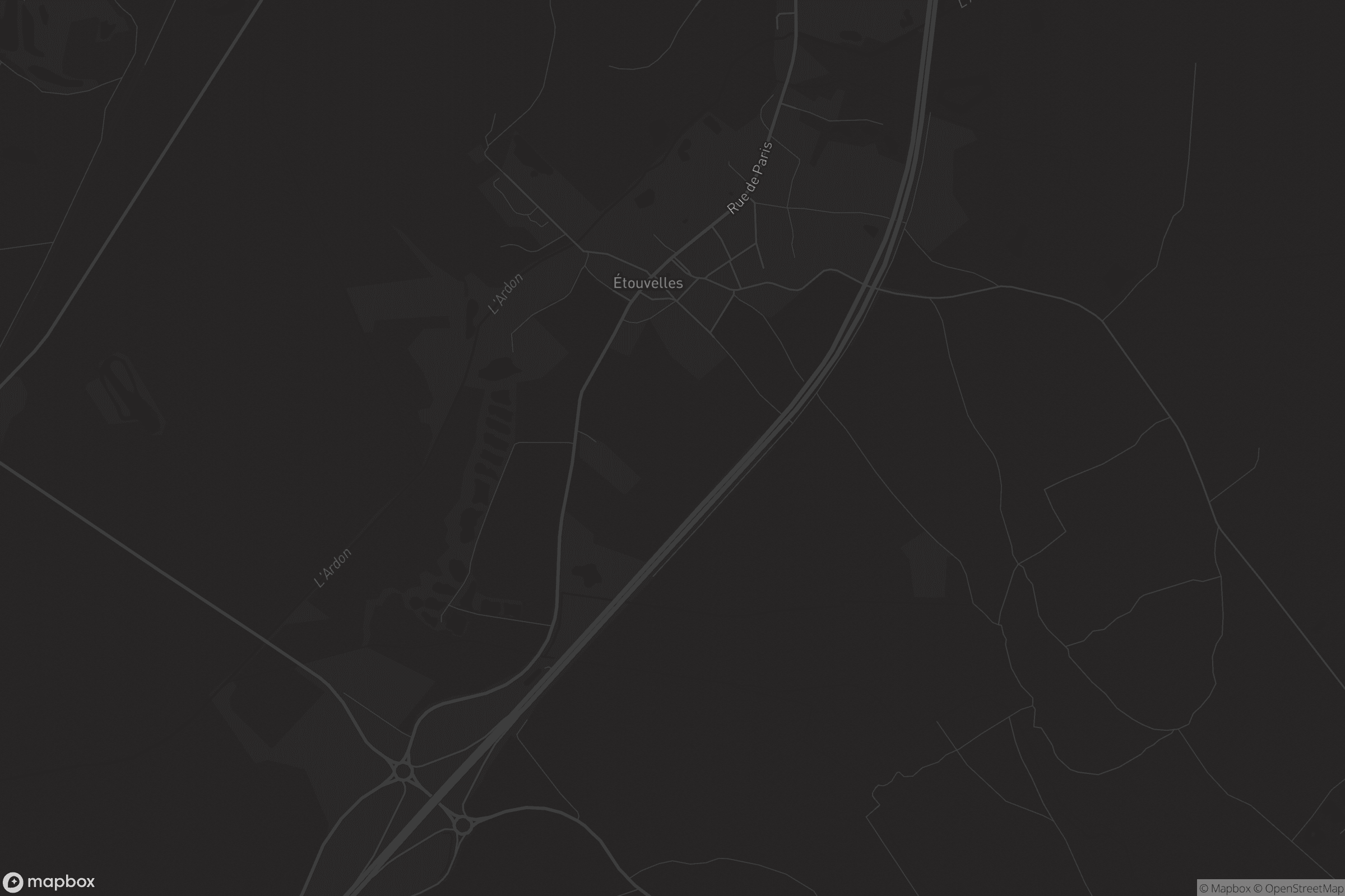 Carte de Étouvelles