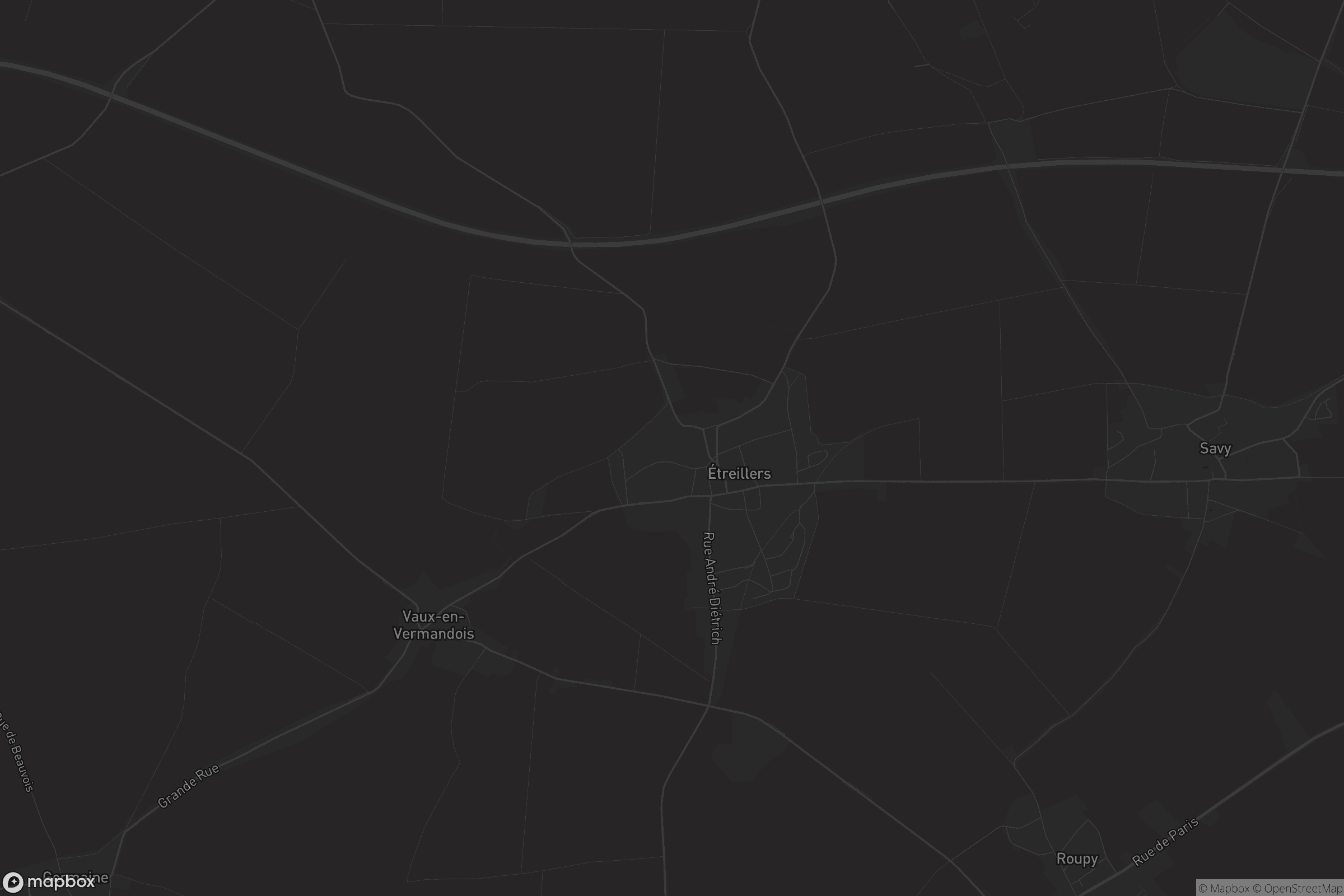 Carte de Étreillers