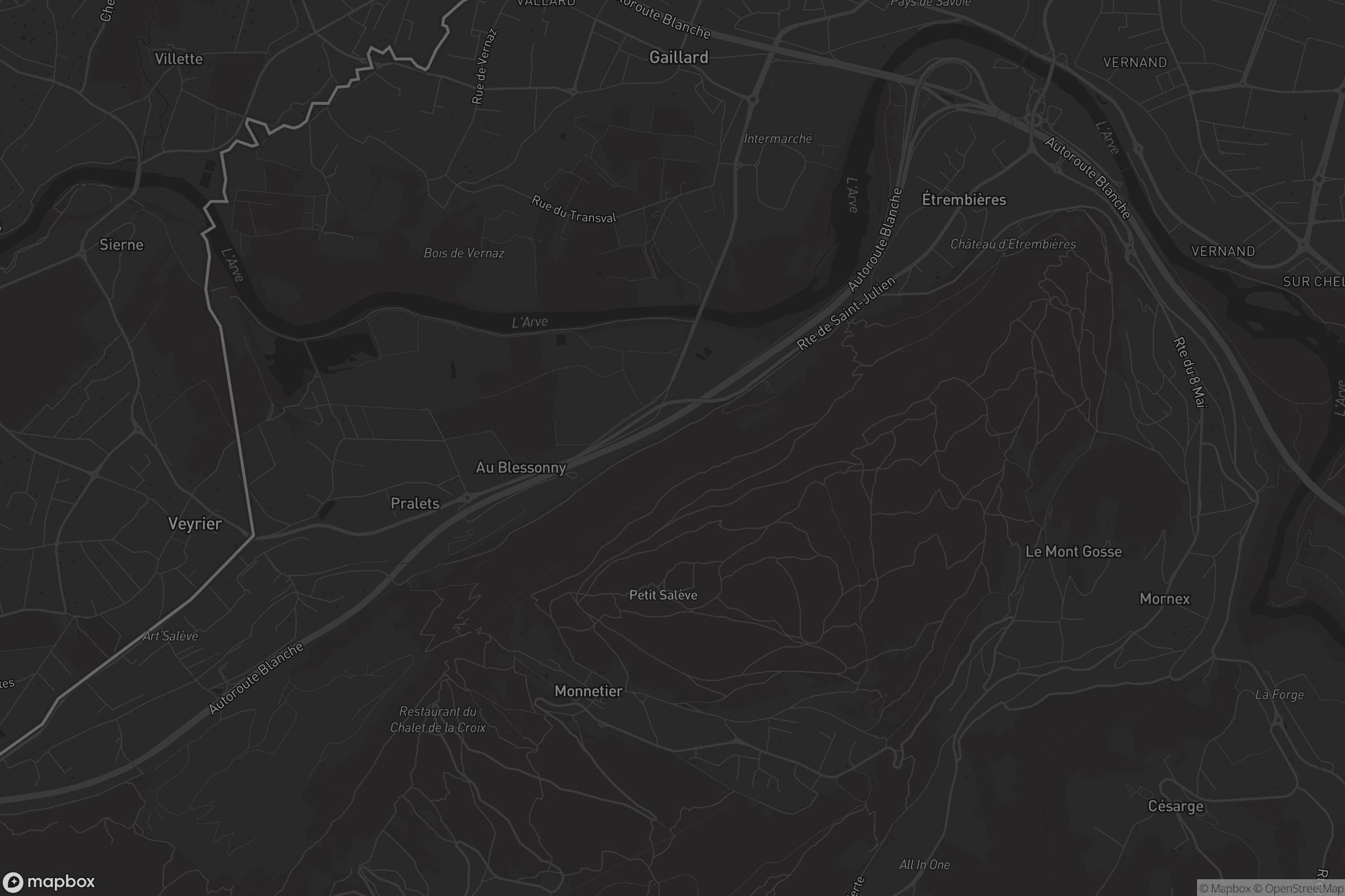 Carte de Étrembières