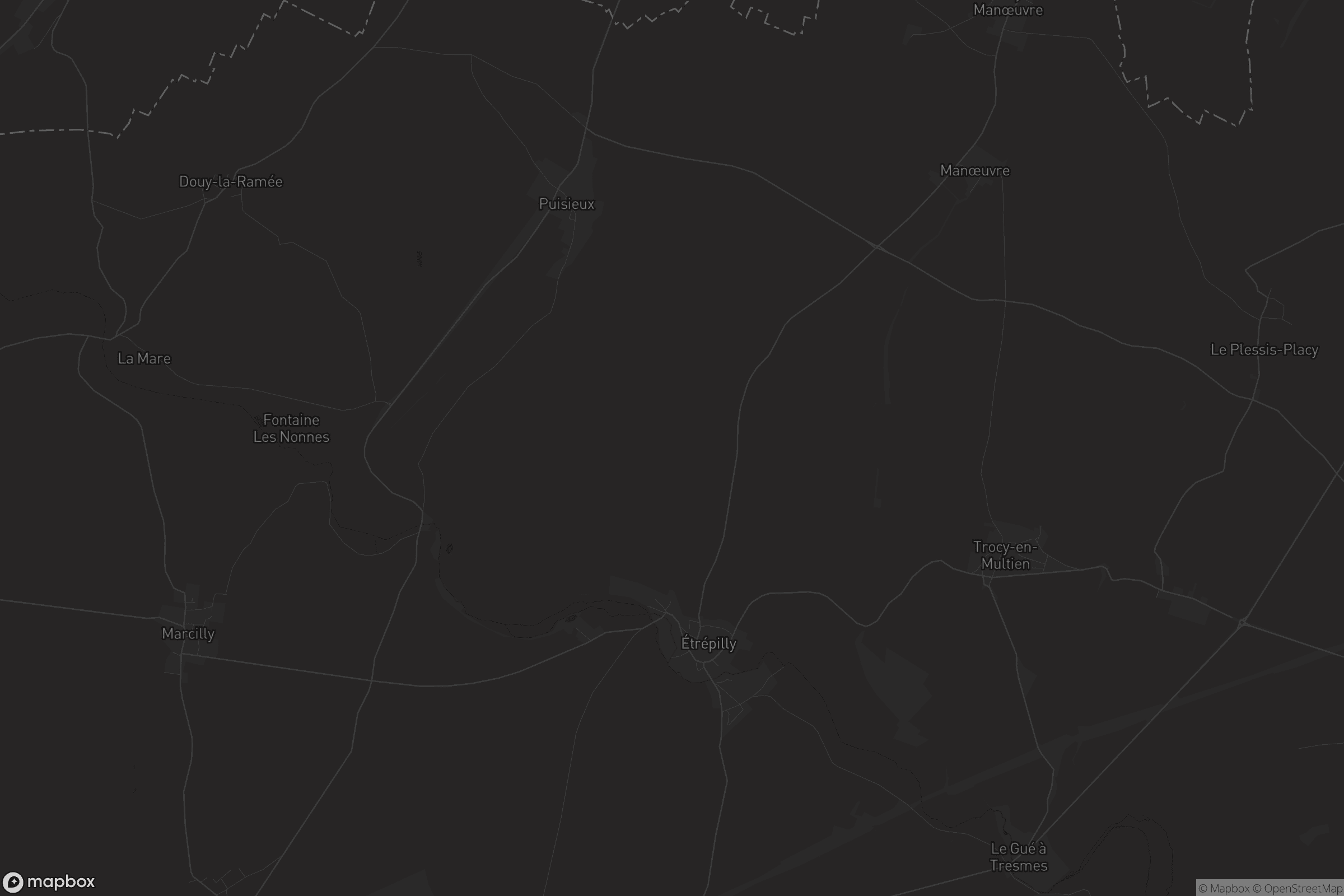 Carte de Étrépilly