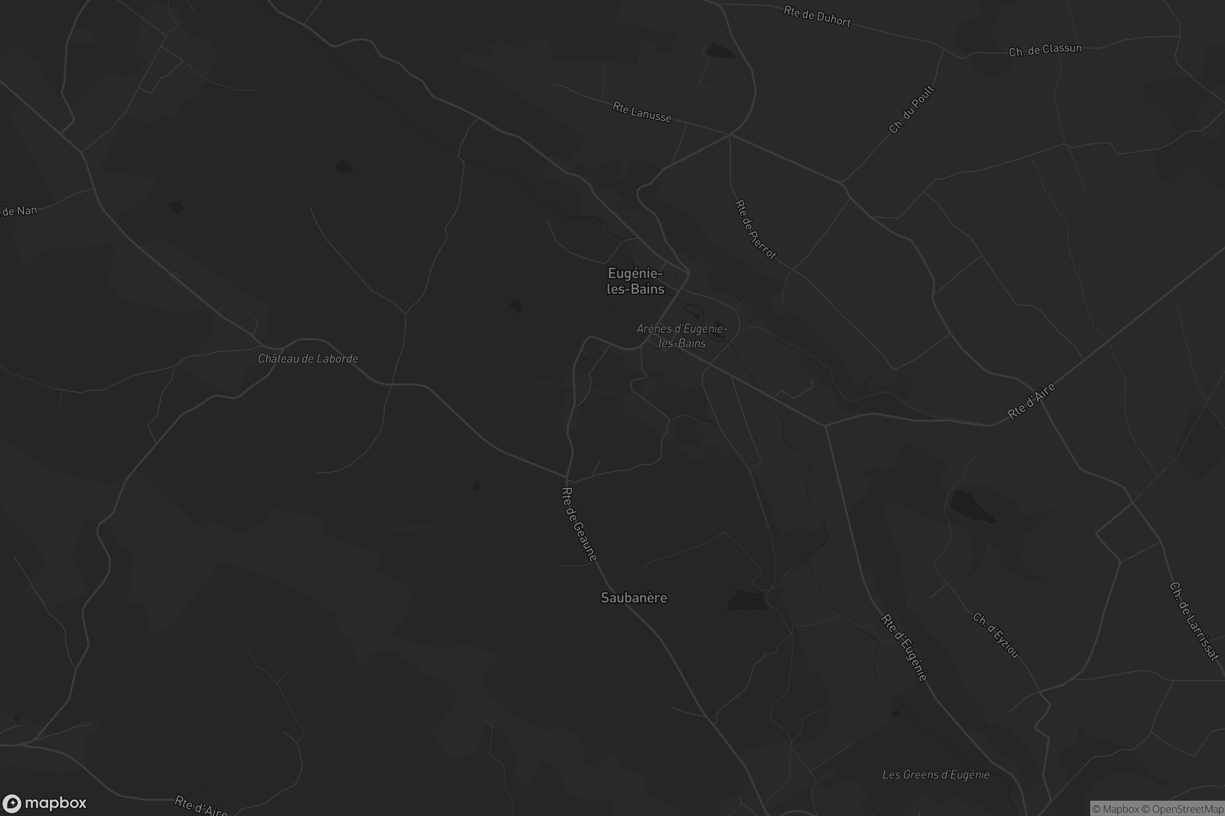 Carte de Eugénie-les-Bains