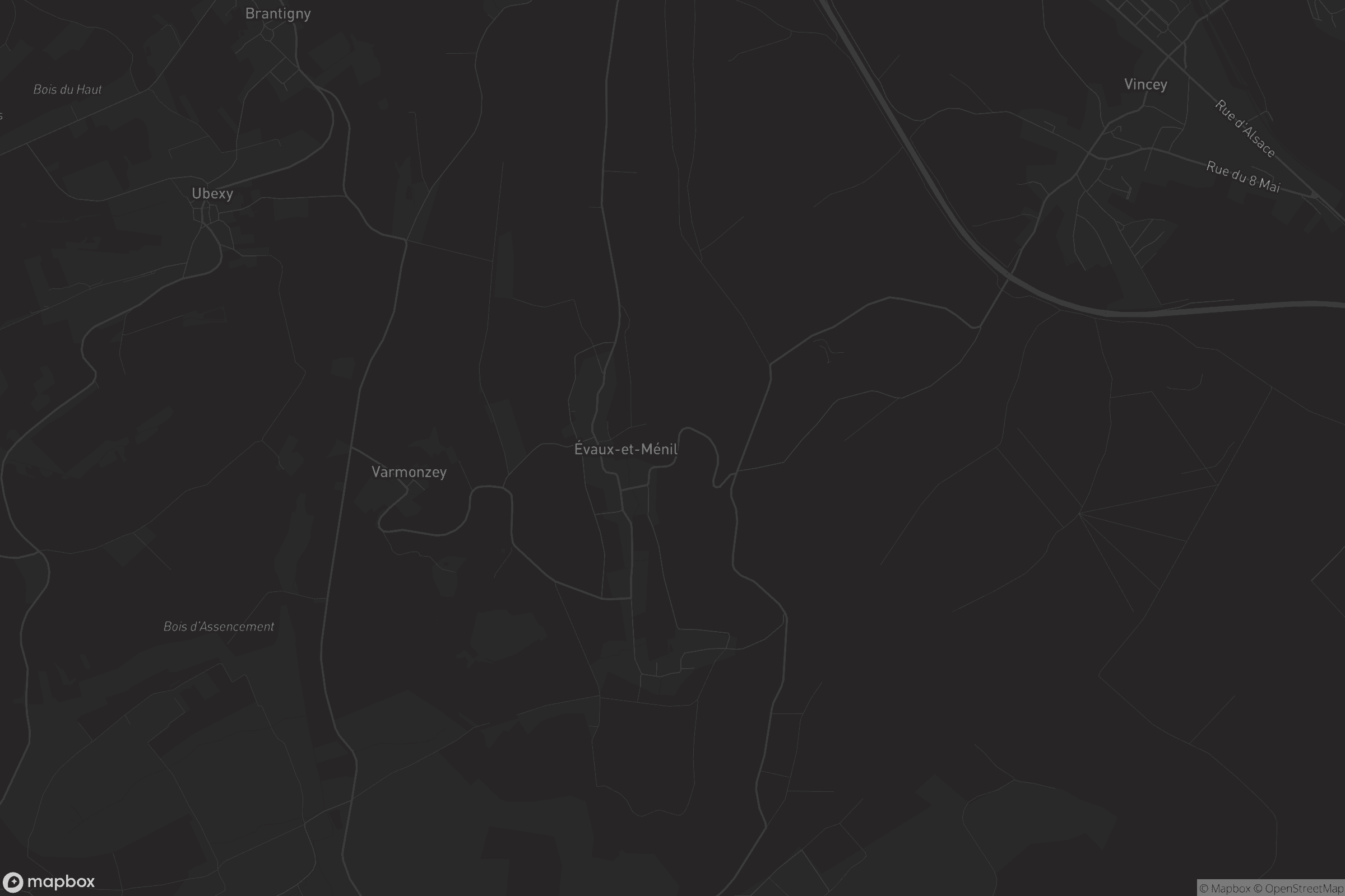 Carte de Évaux-et-Ménil