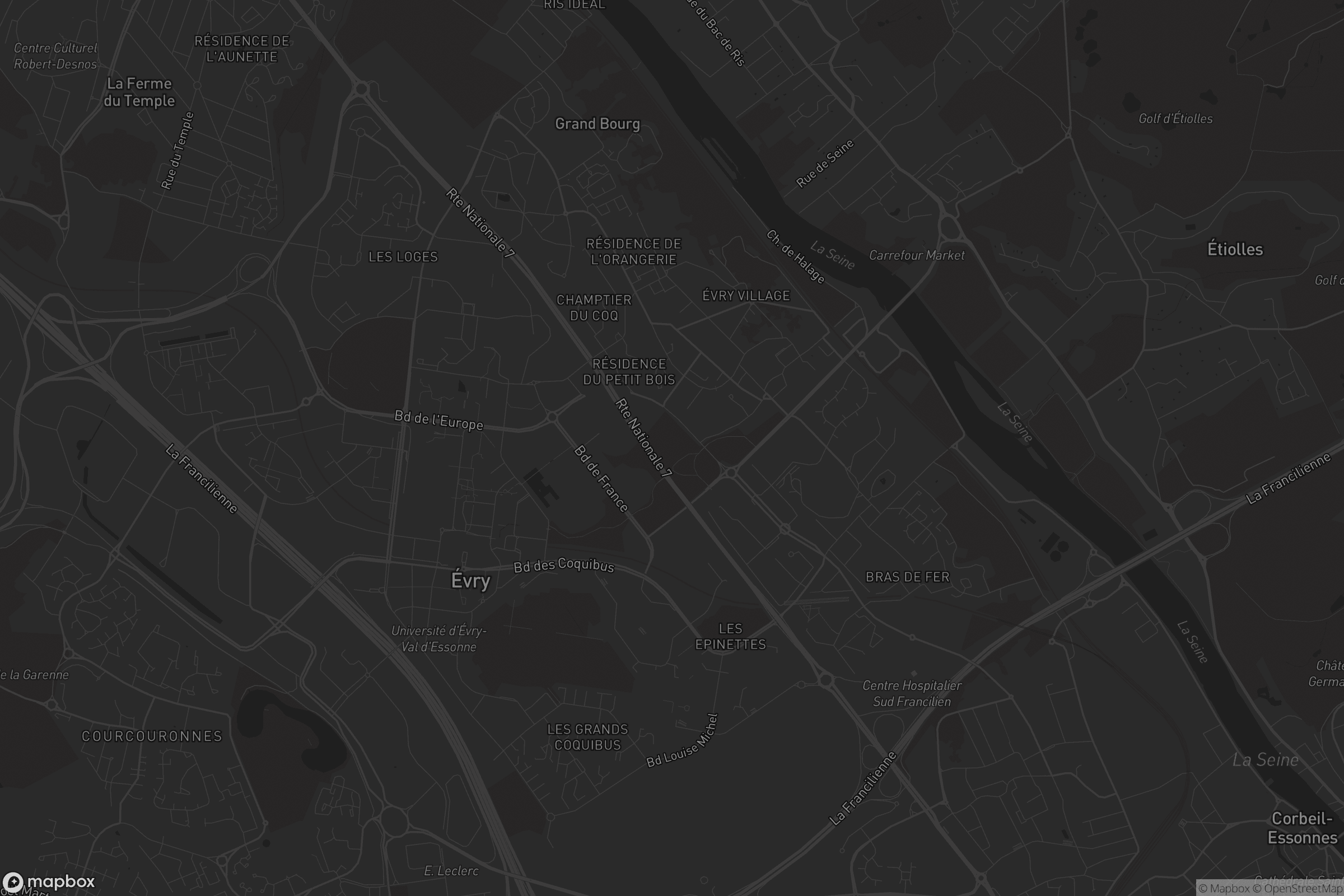 Carte de Évry