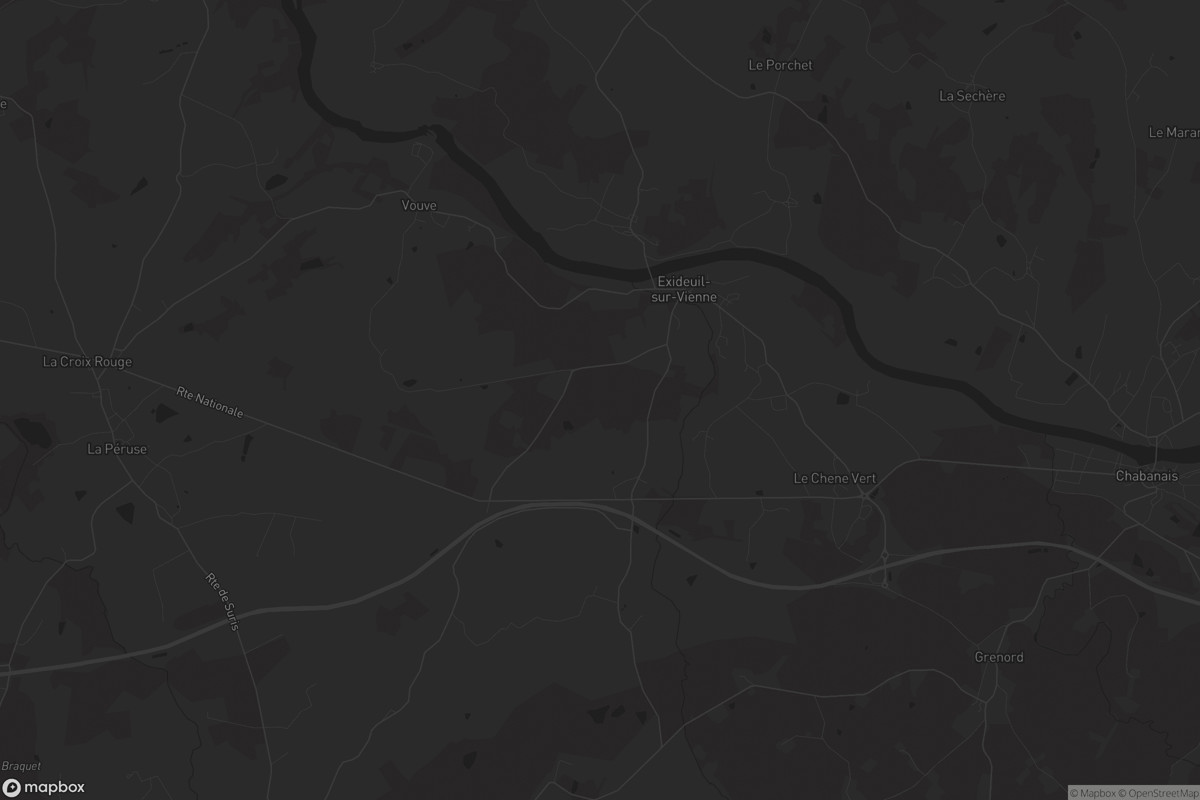 Carte de Exideuil-sur-Vienne