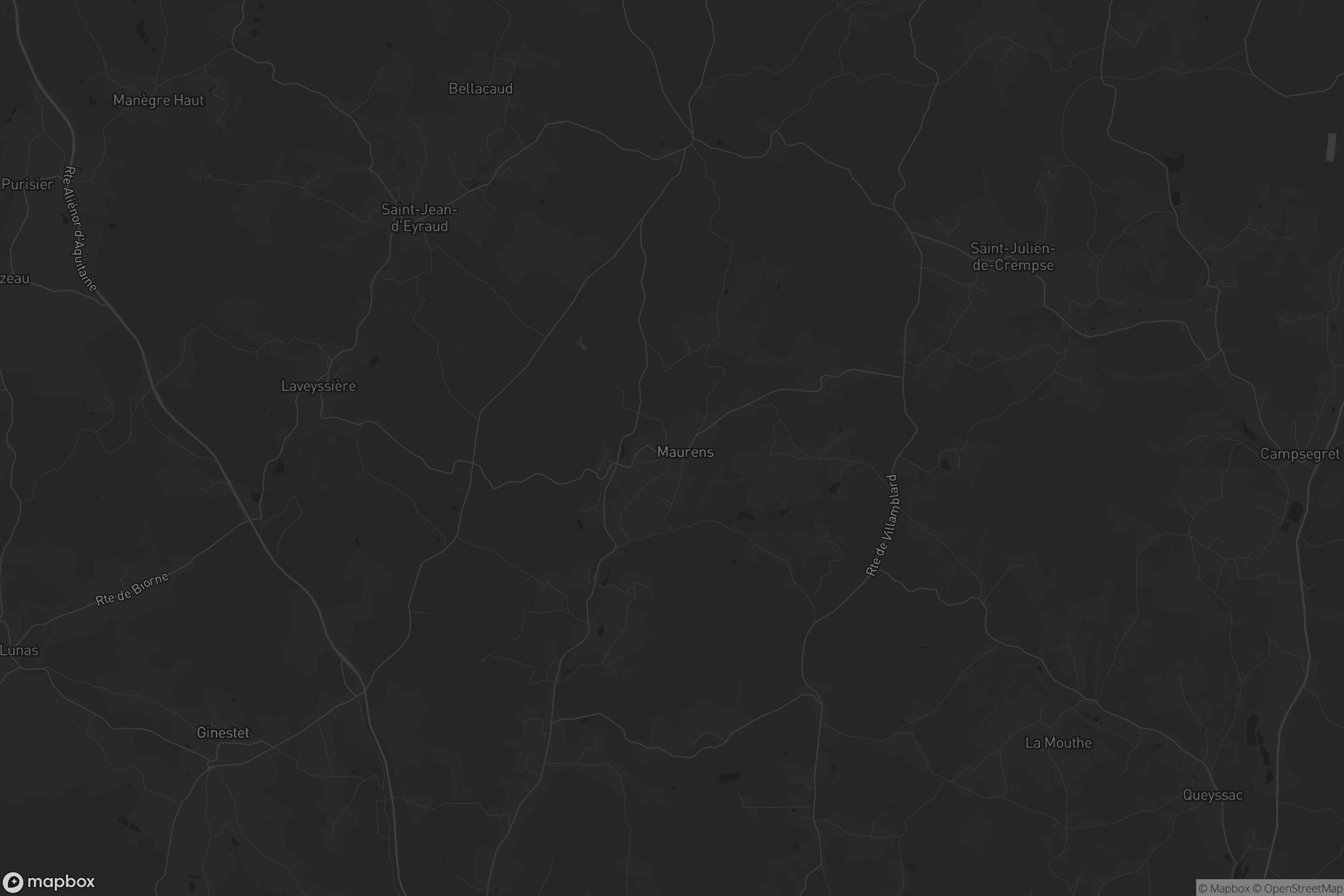 Carte de Eyraud-Crempse-Maurens