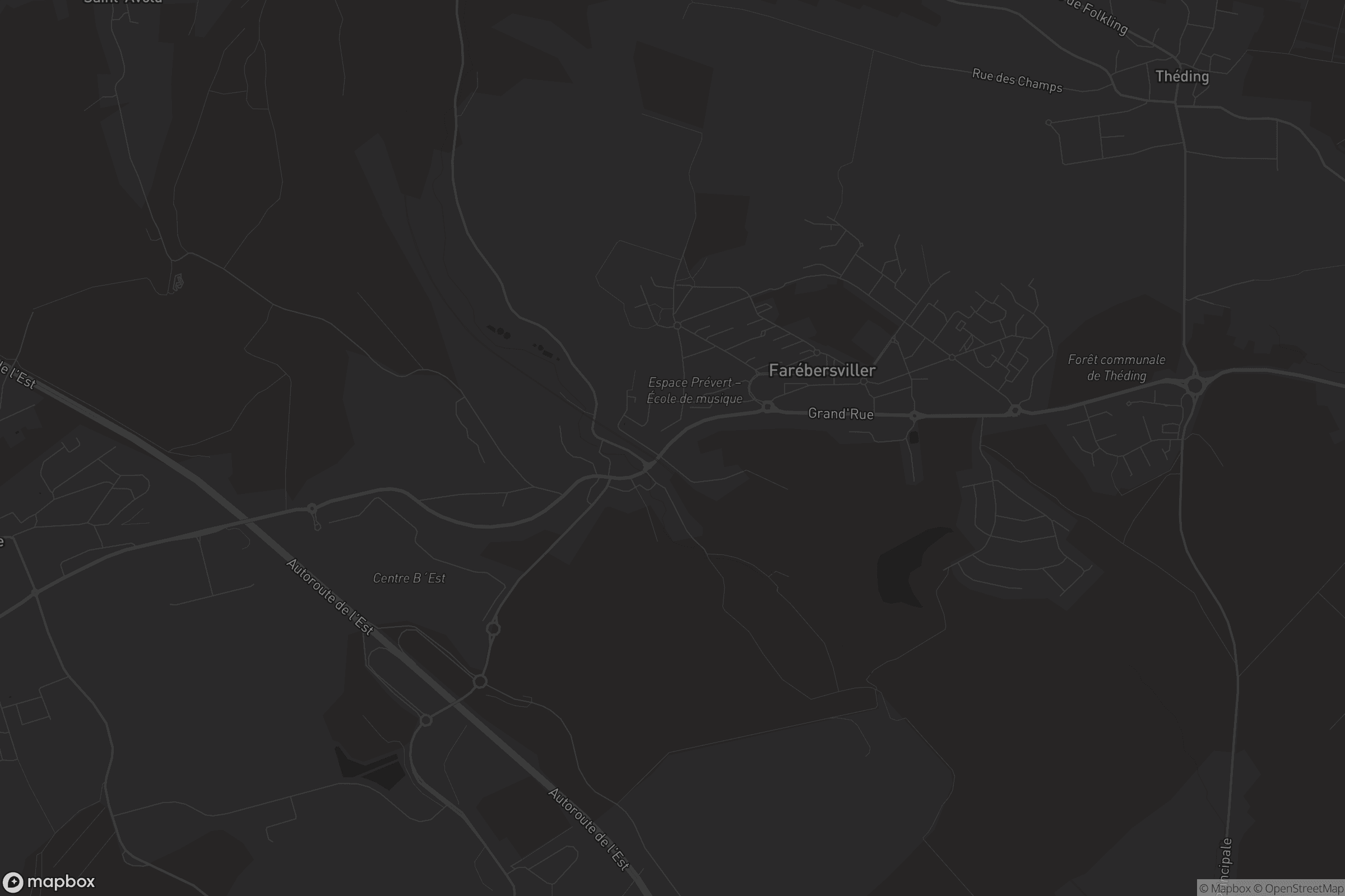 Carte de Farébersviller