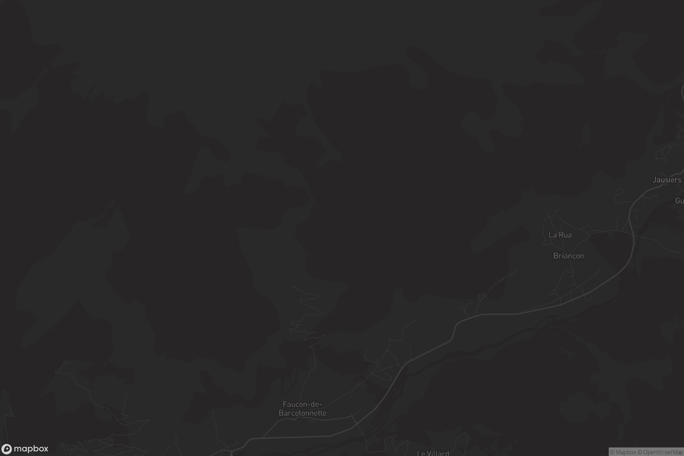 Carte de Faucon-de-Barcelonnette