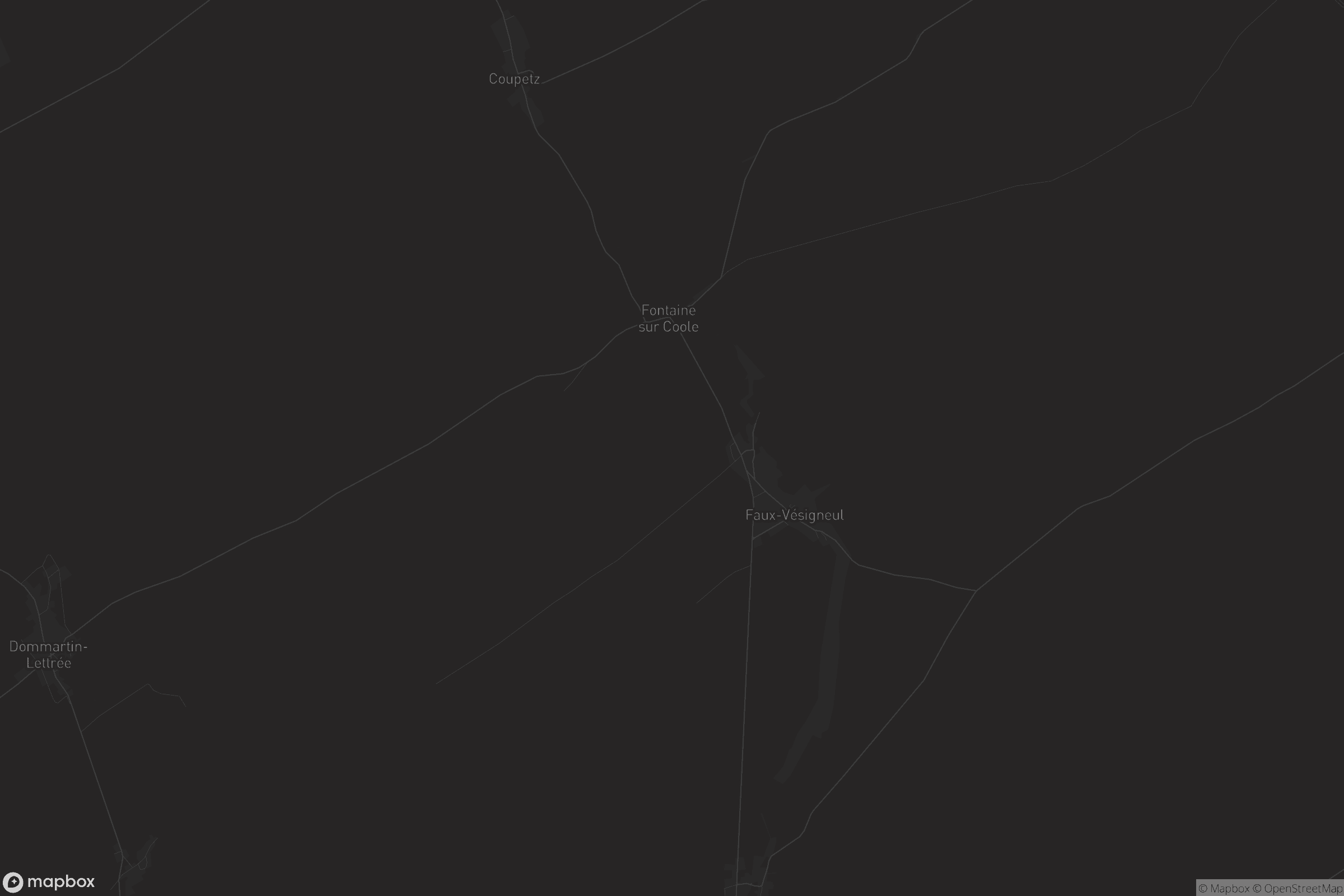 Carte de Faux-Vésigneul