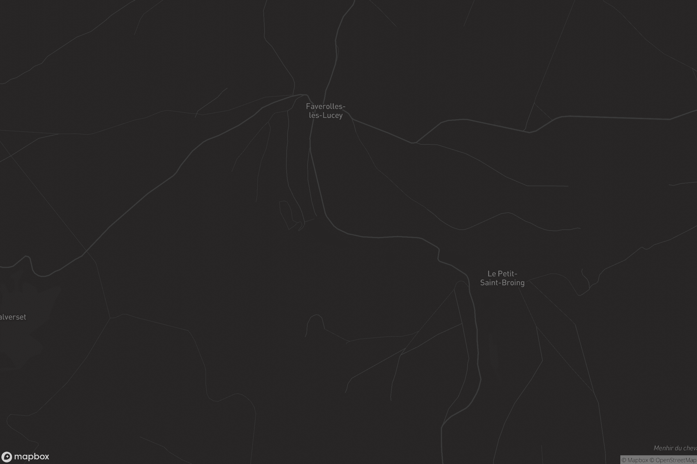 Carte de Faverolles-lès-Lucey