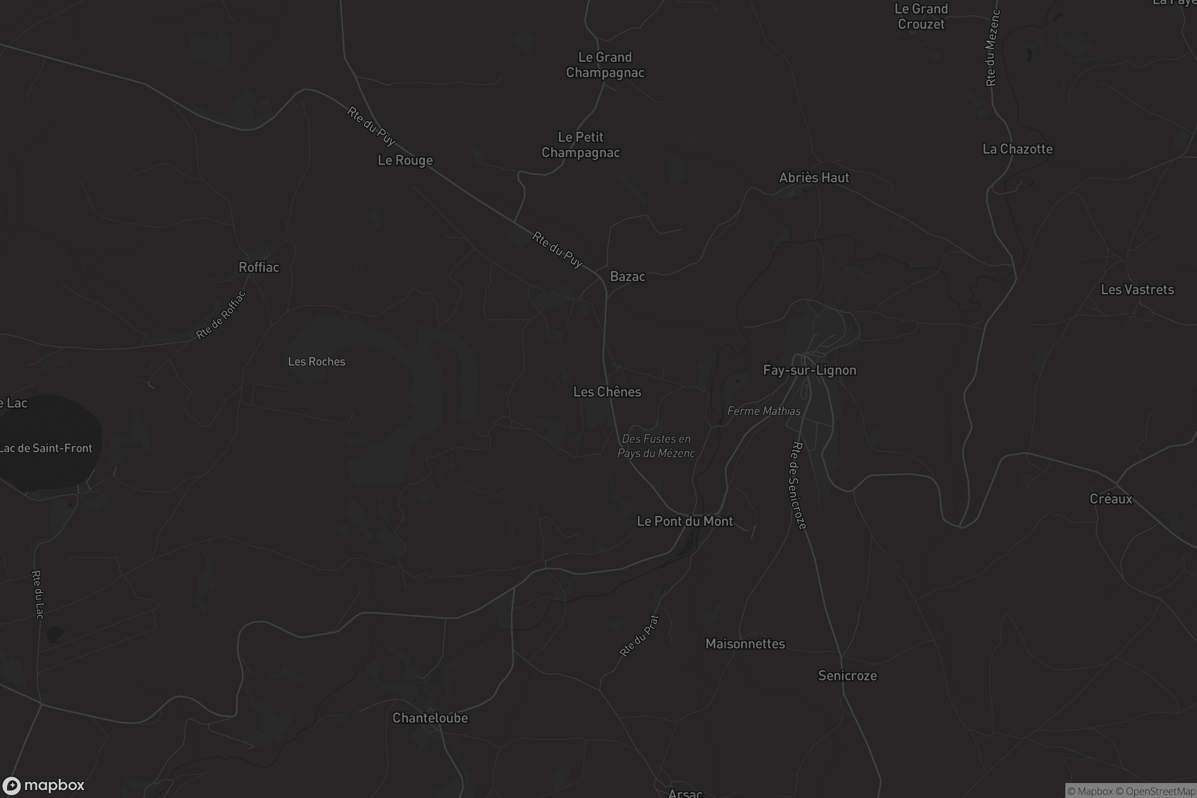 Carte de Fay-sur-Lignon