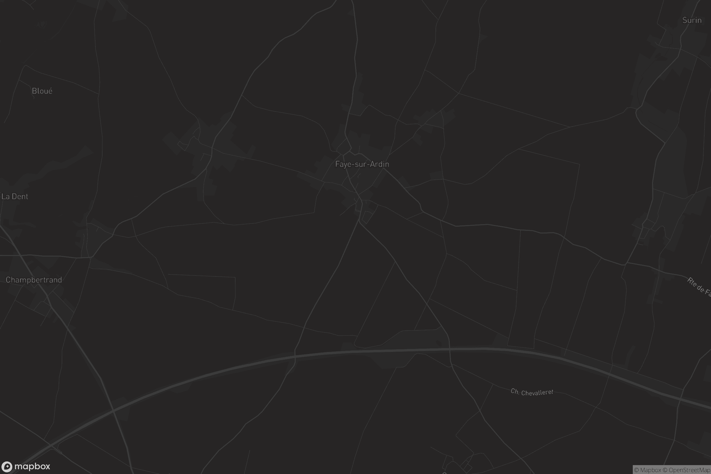 Carte de Faye-sur-Ardin