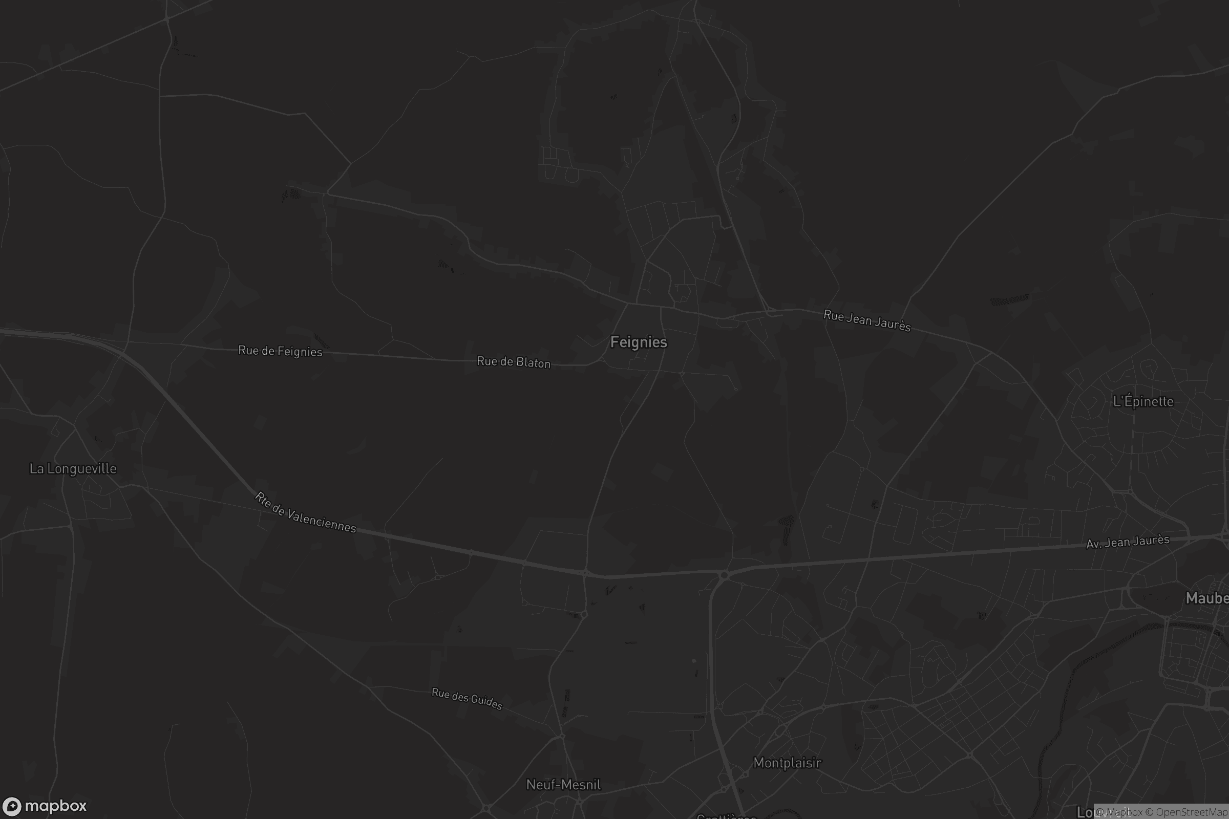 Carte de Feignies