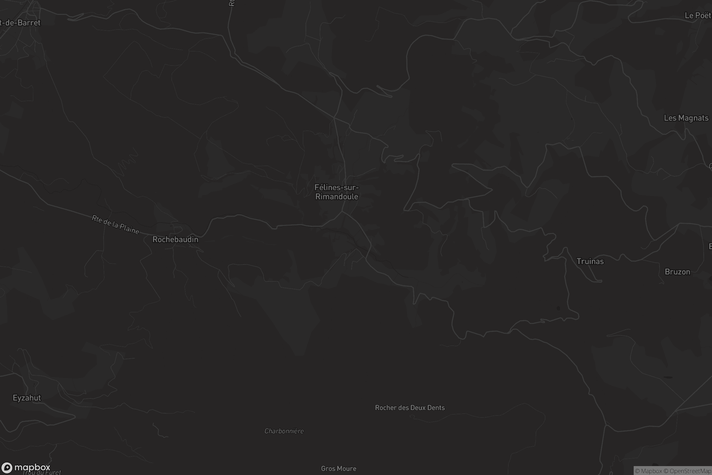 Carte de Félines-sur-Rimandoule