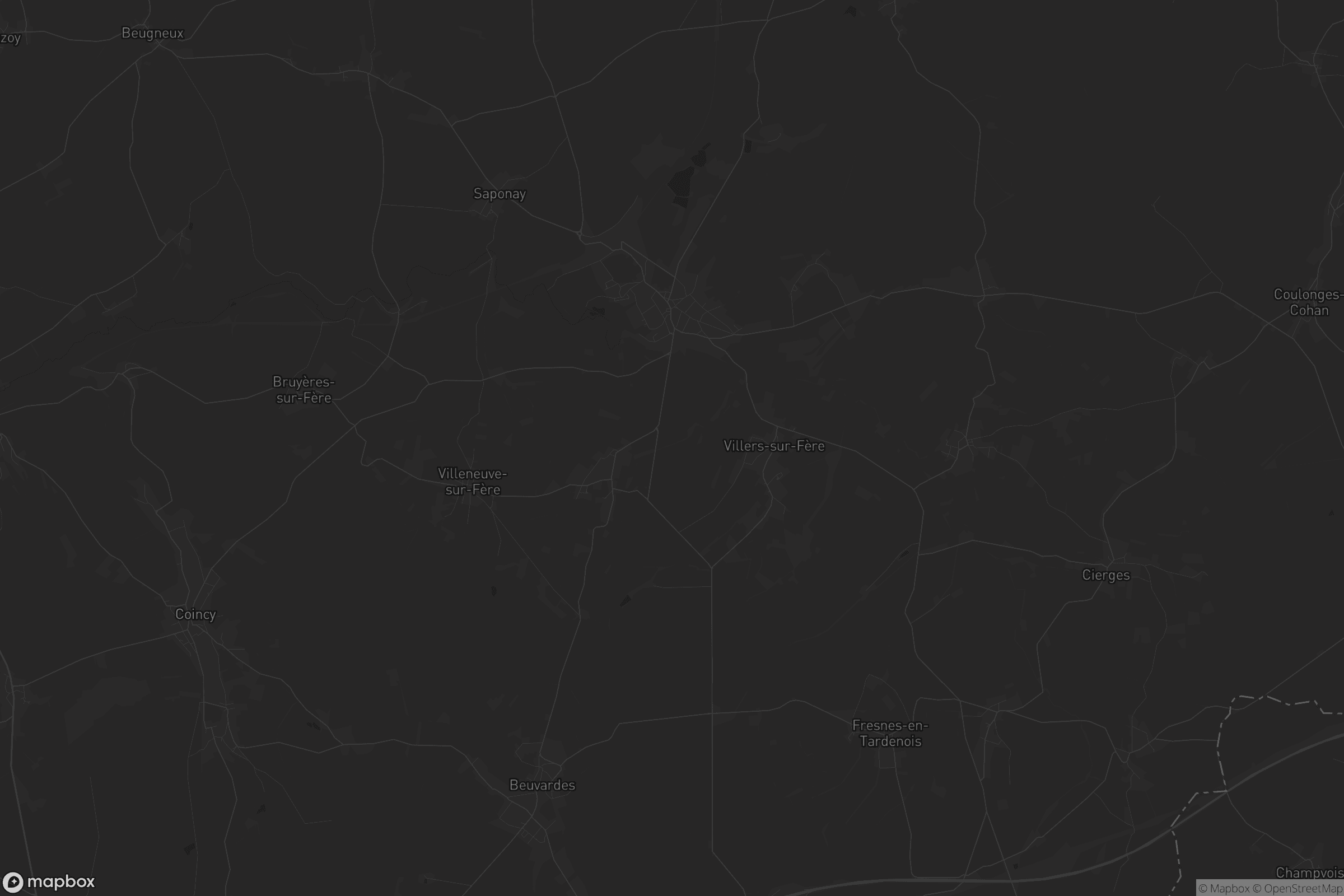 Carte de Fère-en-Tardenois