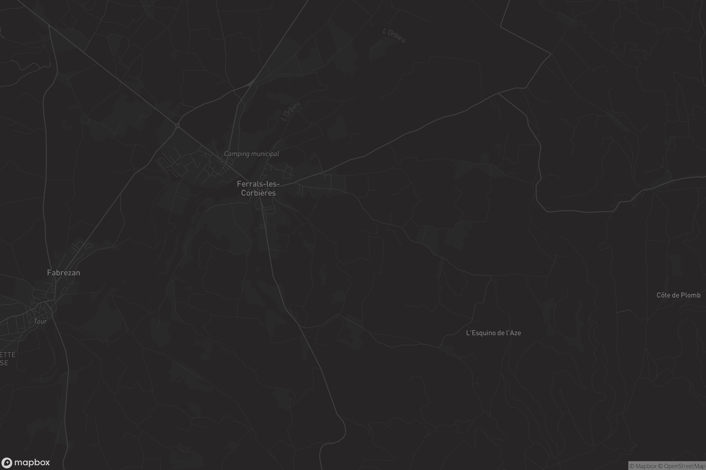 Carte de Ferrals-les-Corbières