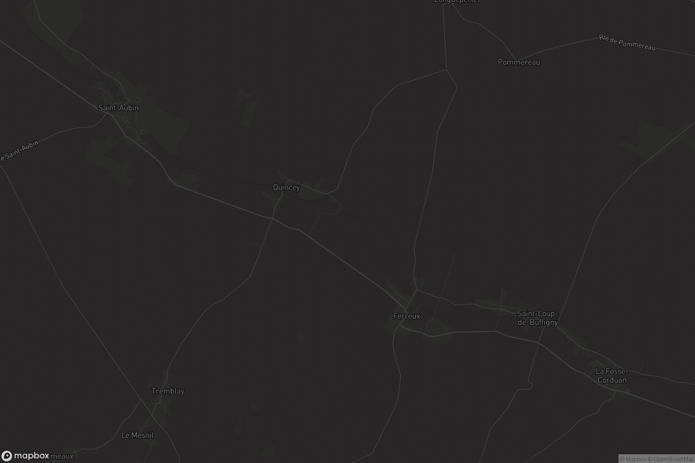 Carte de Ferreux-Quincey