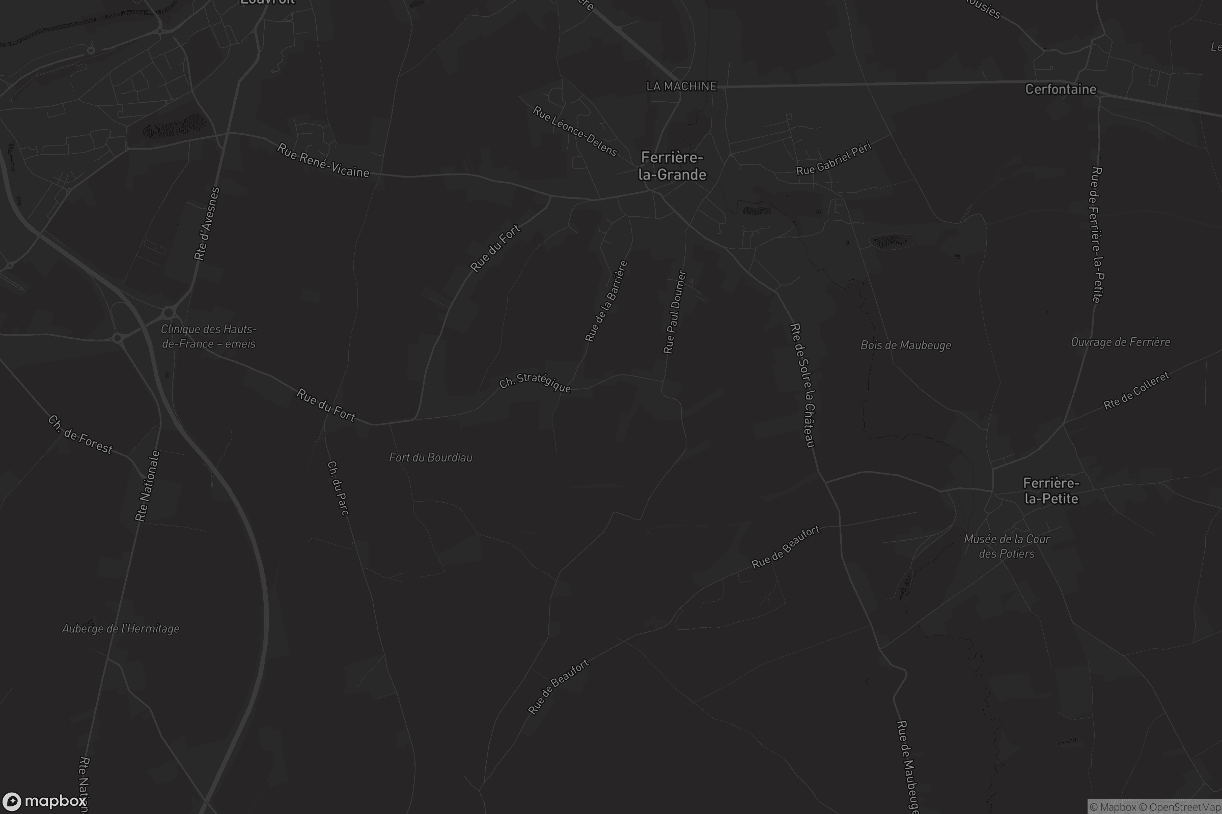 Carte de Ferrière-la-Grande