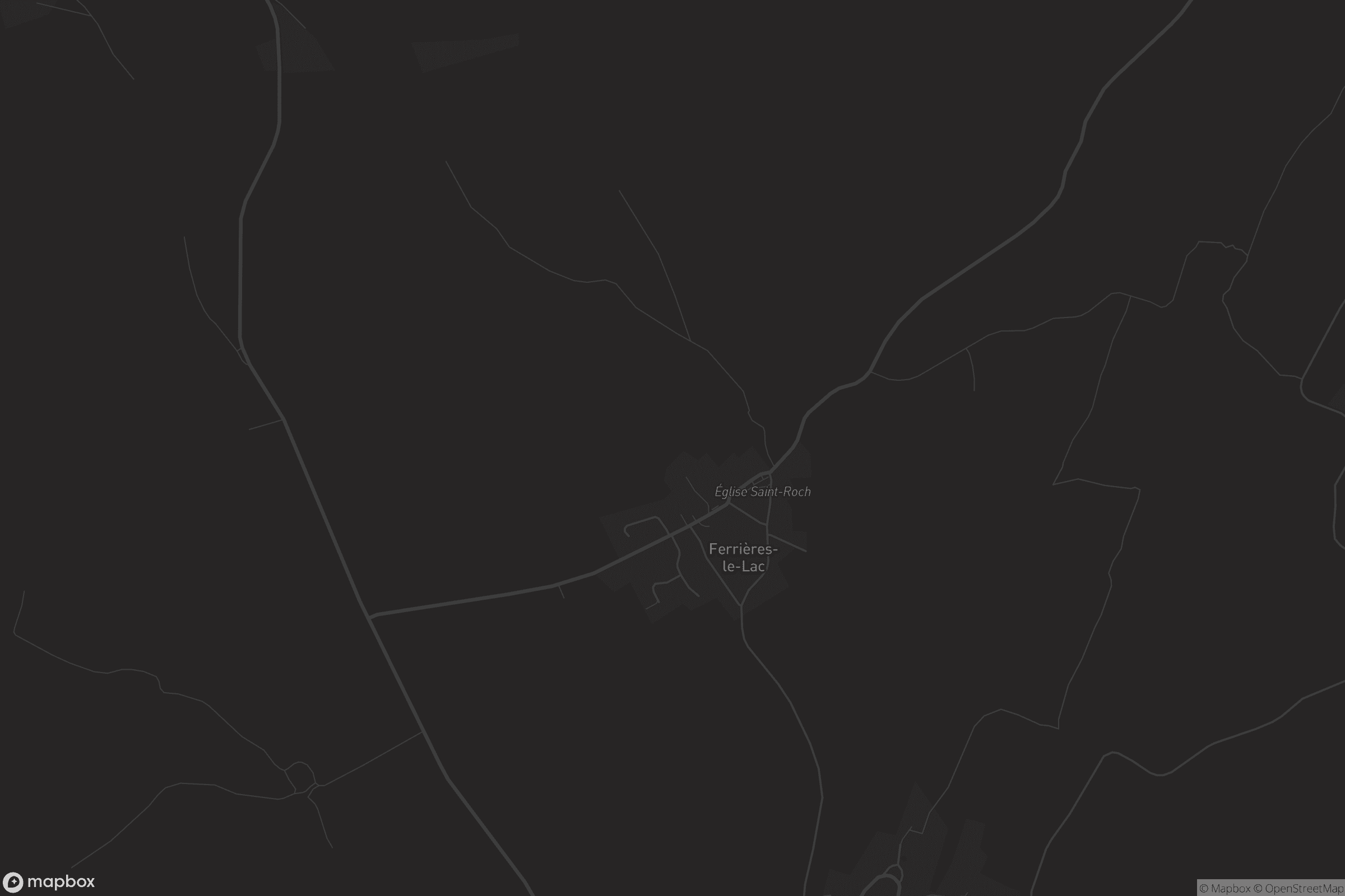 Carte de Ferrières-le-Lac